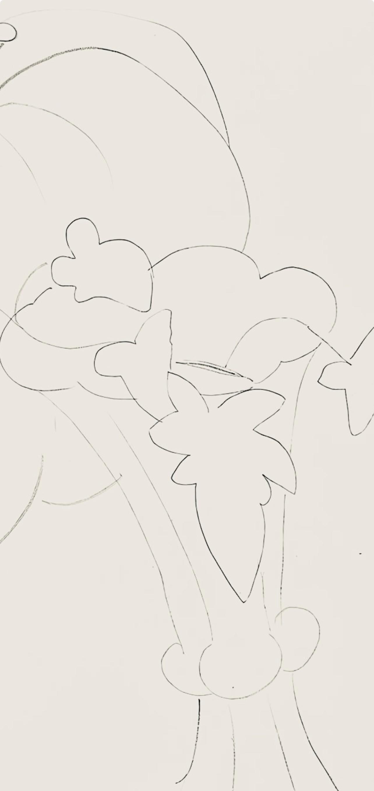 Henri Matisse, Srie H, Var. 9 (Duthuit 9), Henri Matisse, Dessins, Thmes Et Variations, Lithograph