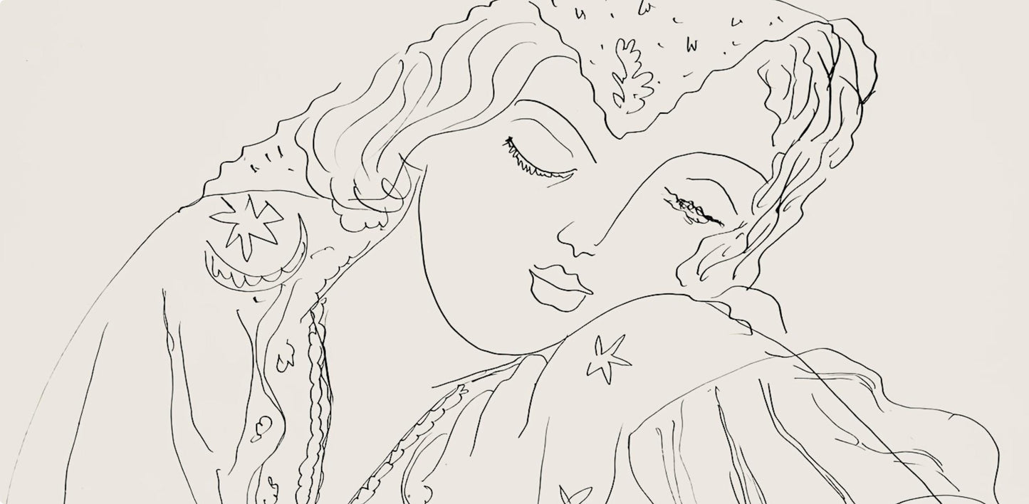 Henri Matisse, Srie I, Var. 8 (Duthuit 9), Henri Matisse, Dessins, Thmes Et Variations, Lithograph