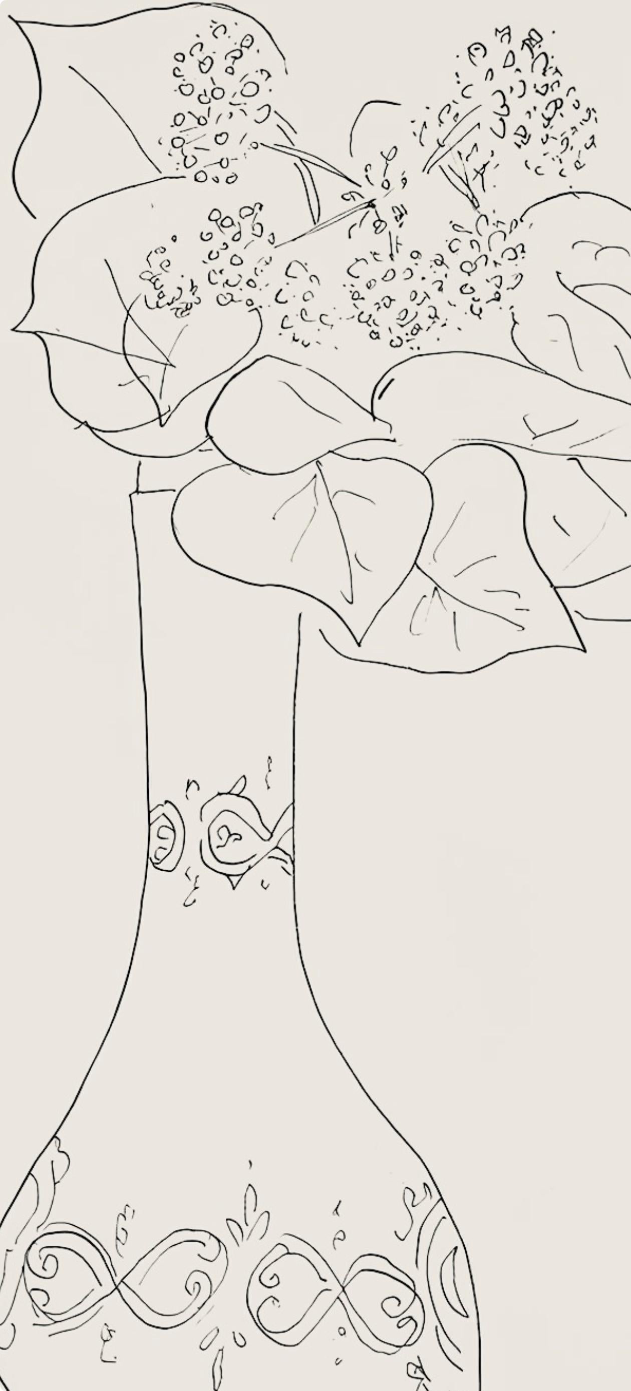 Henri Matisse, Srie J, Var. 1 (Duthuit 9), Henri Matisse, Dessins, Thmes Et Variations, Lithograph
