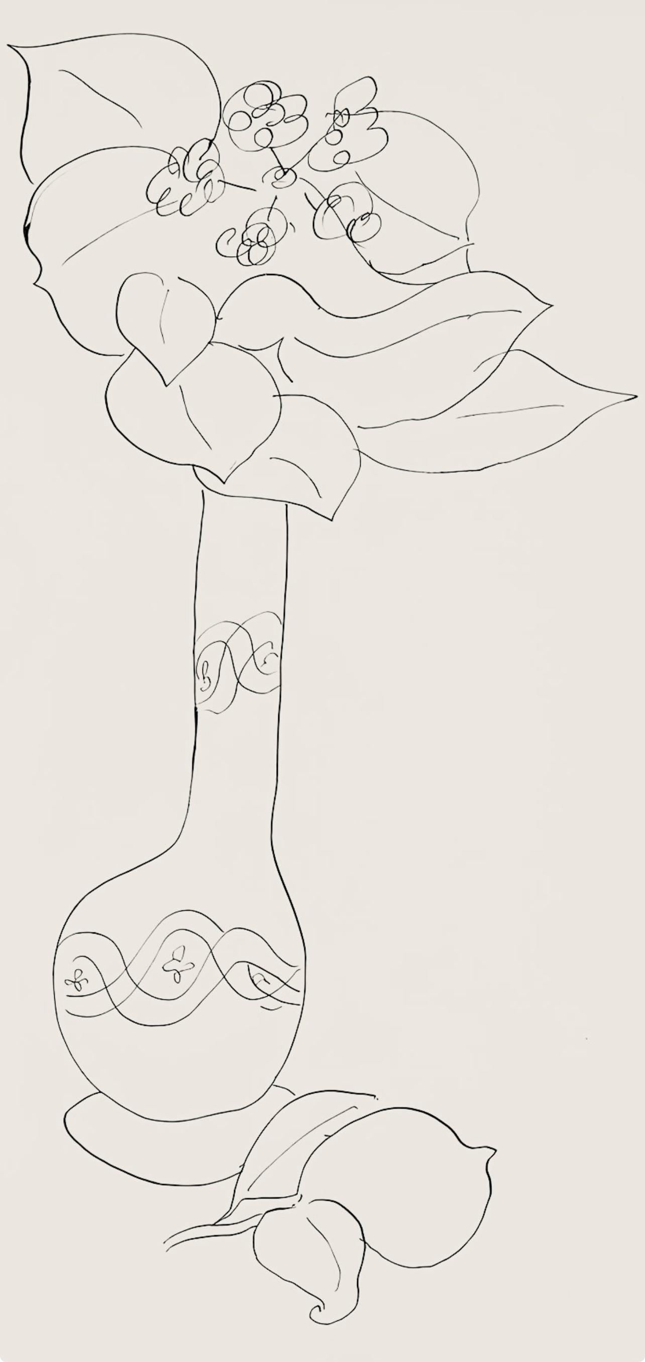 Henri Matisse, Srie J, Var. 2 (Duthuit 9), Henri Matisse, Dessins, Thmes Et Variations, Lithograph