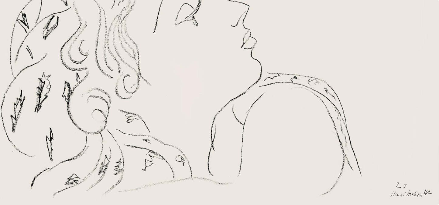 Henri Matisse, Srie Z, Var. 1 (Duthuit 9), Henri Matisse, Dessins, Thmes Et Variations, Lithograph