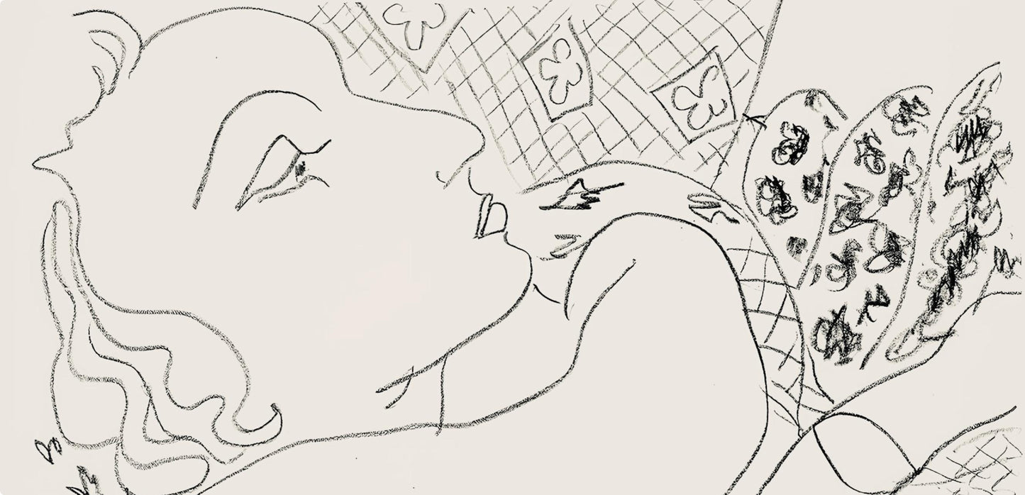 Henri Matisse, Srie Z, Var. 2 (Duthuit 9), Henri Matisse, Dessins, Thmes Et Variations, Lithograph