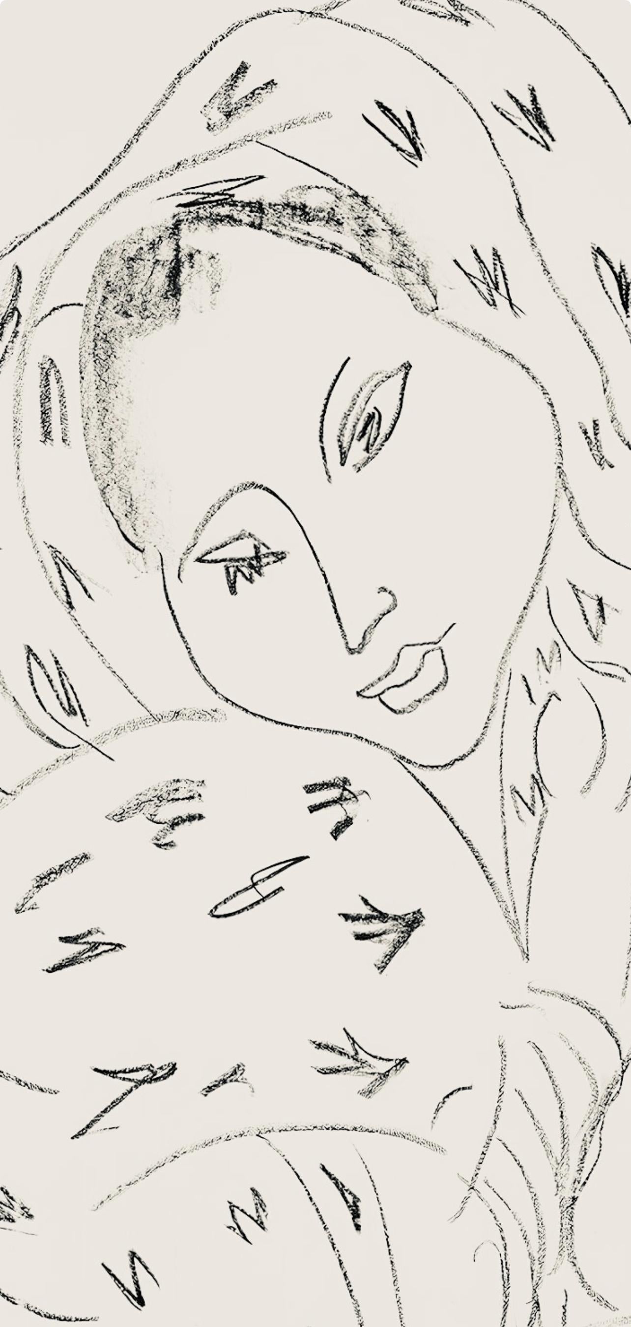 Henri Matisse, Srie L, Var. 9 (Duthuit 9), Henri Matisse, Dessins, Thmes Et Variations, Lithograph