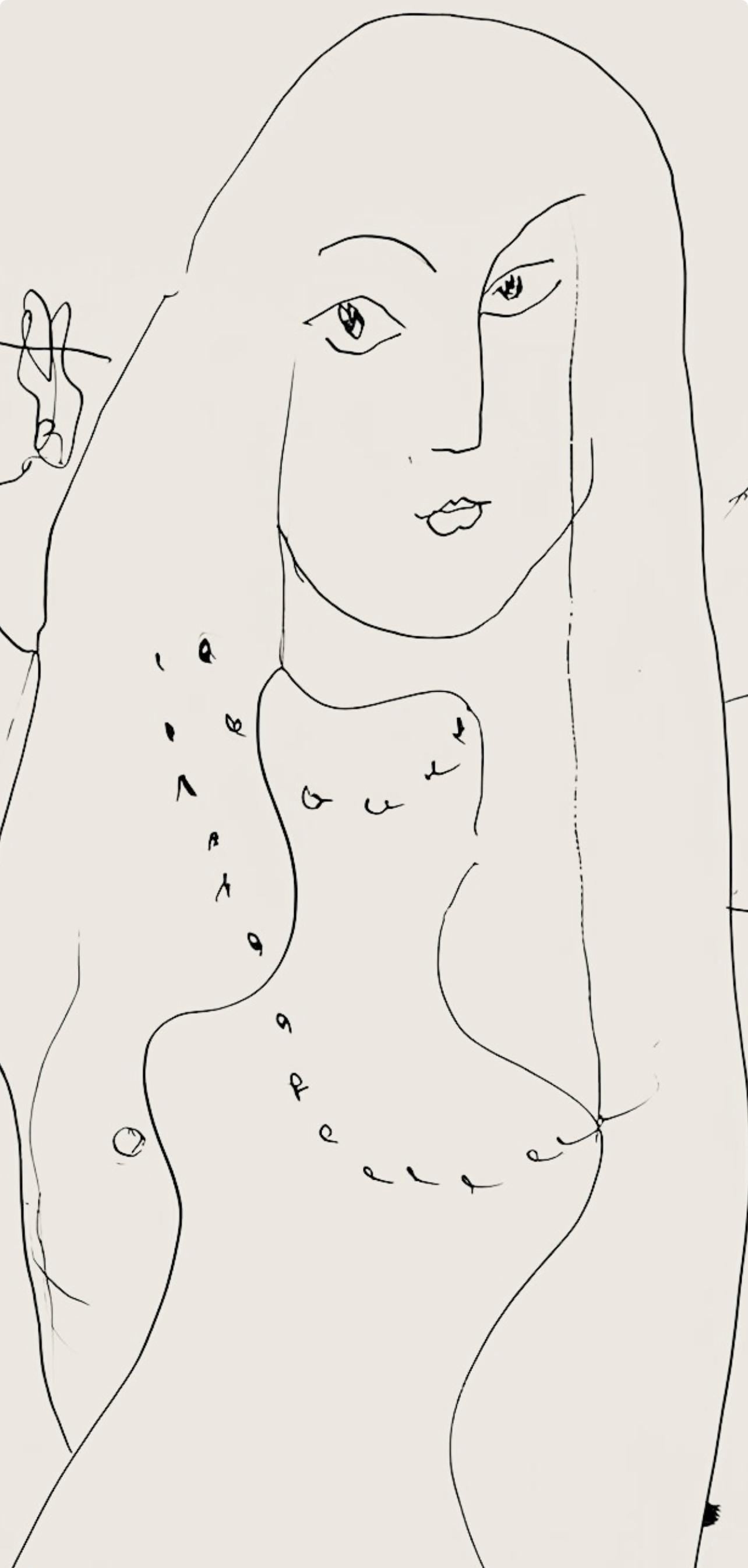 Henri Matisse, Srie N, Var. 4 (Duthuit 9), Henri Matisse, Dessins, Thmes Et Variations, Lithograph