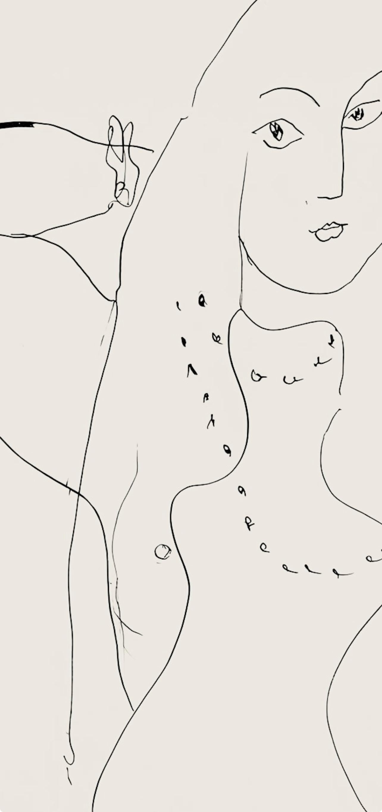Henri Matisse, Srie N, Var. 4 (Duthuit 9), Henri Matisse, Dessins, Thmes Et Variations, Lithograph