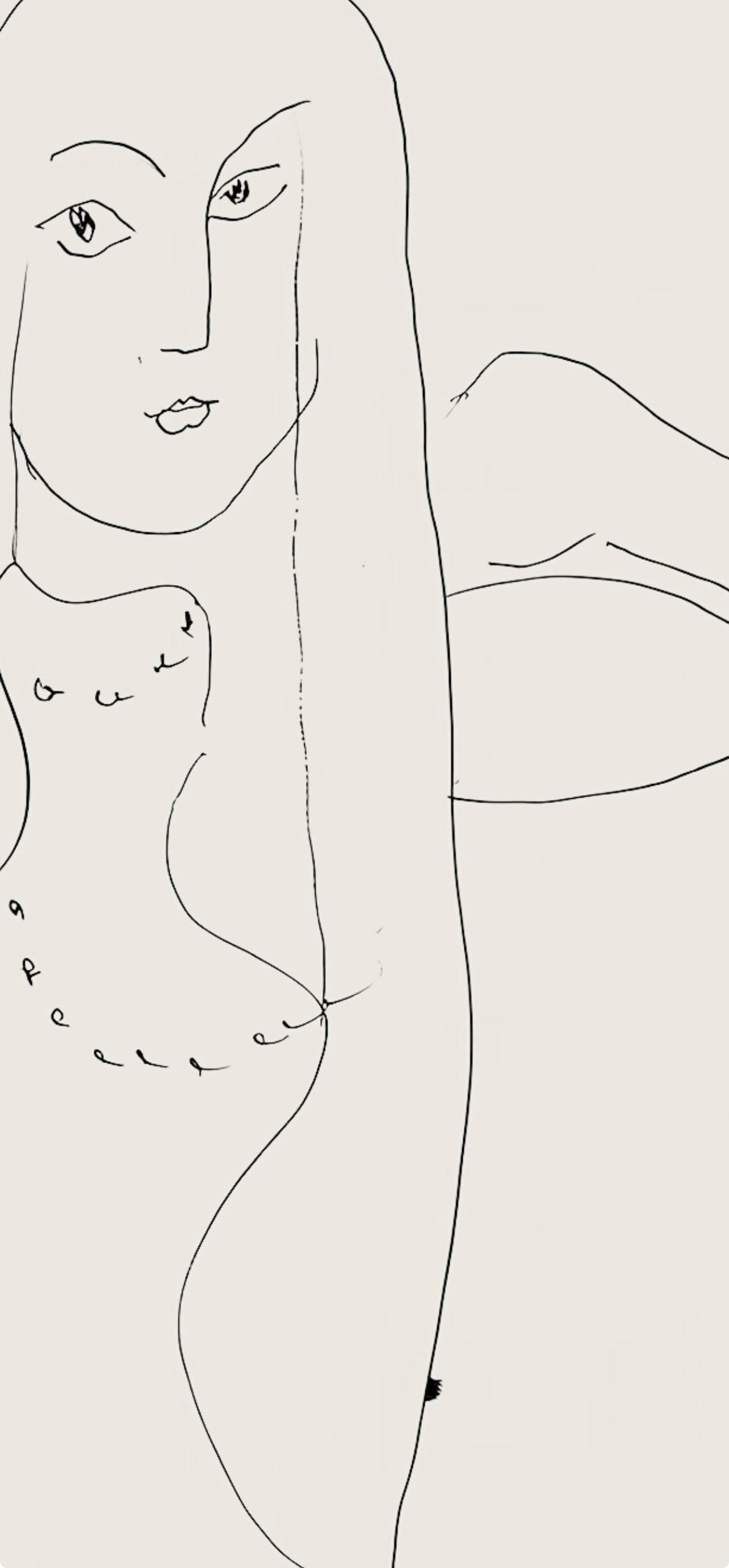 Henri Matisse, Srie N, Var. 4 (Duthuit 9), Henri Matisse, Dessins, Thmes Et Variations, Lithograph