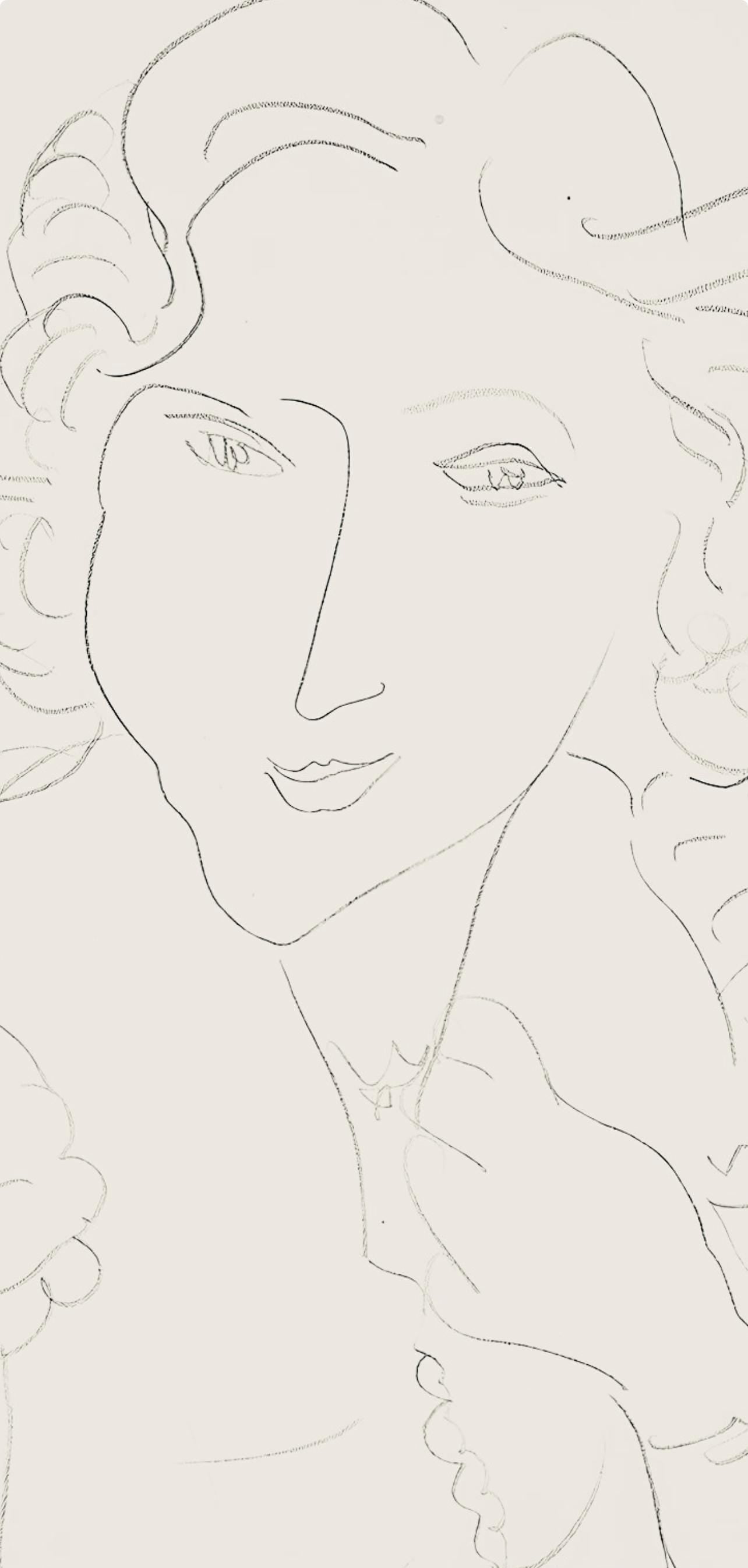 Henri Matisse, Srie O, Var. 5 (Duthuit 9), Henri Matisse, Dessins, Thmes Et Variations, Lithograph