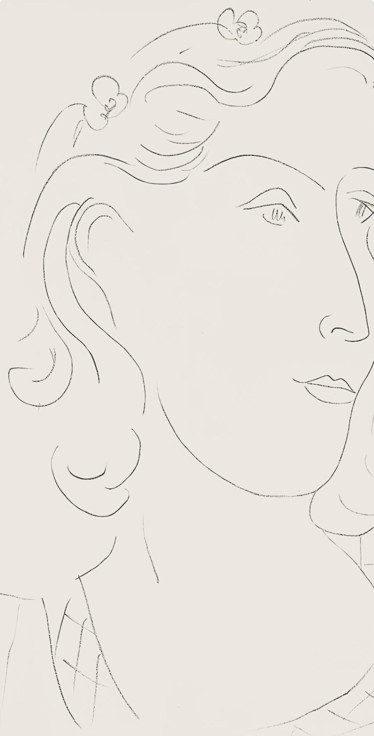 Henri Matisse, Srie O, Var. 12 (Duthuit 9), Henri Matisse, Dessins, Thmes Et Variations, Lithograph