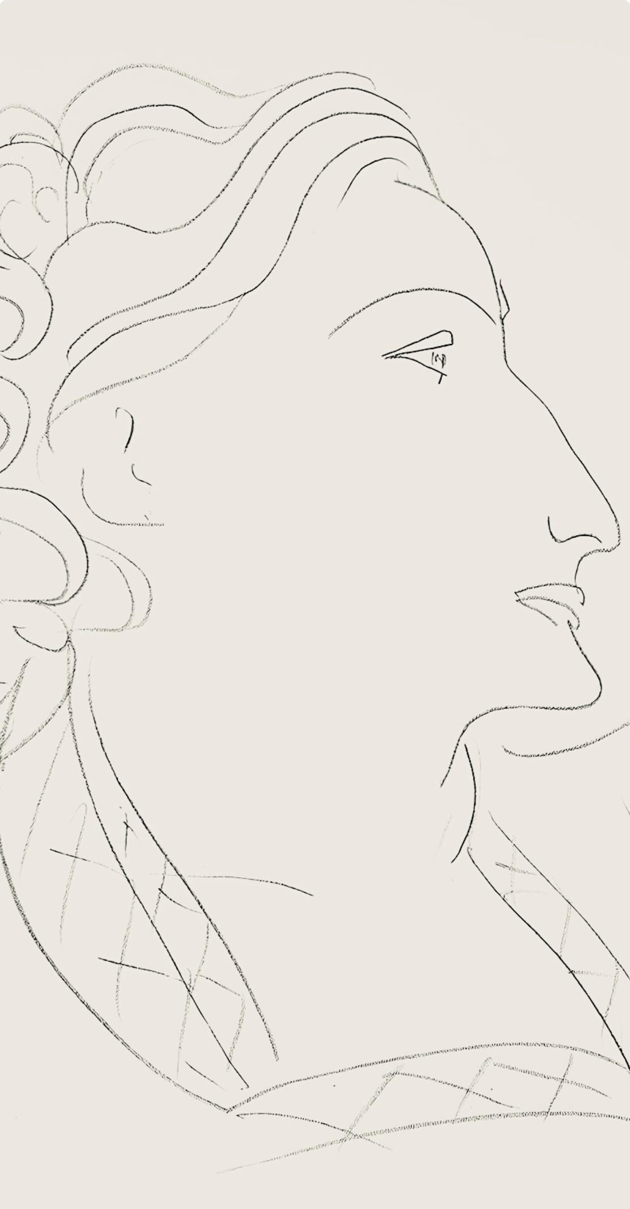 Henri Matisse, Srie O, Var. 16 (Duthuit 9), Henri Matisse, Dessins, Thmes Et Variations, Lithograph