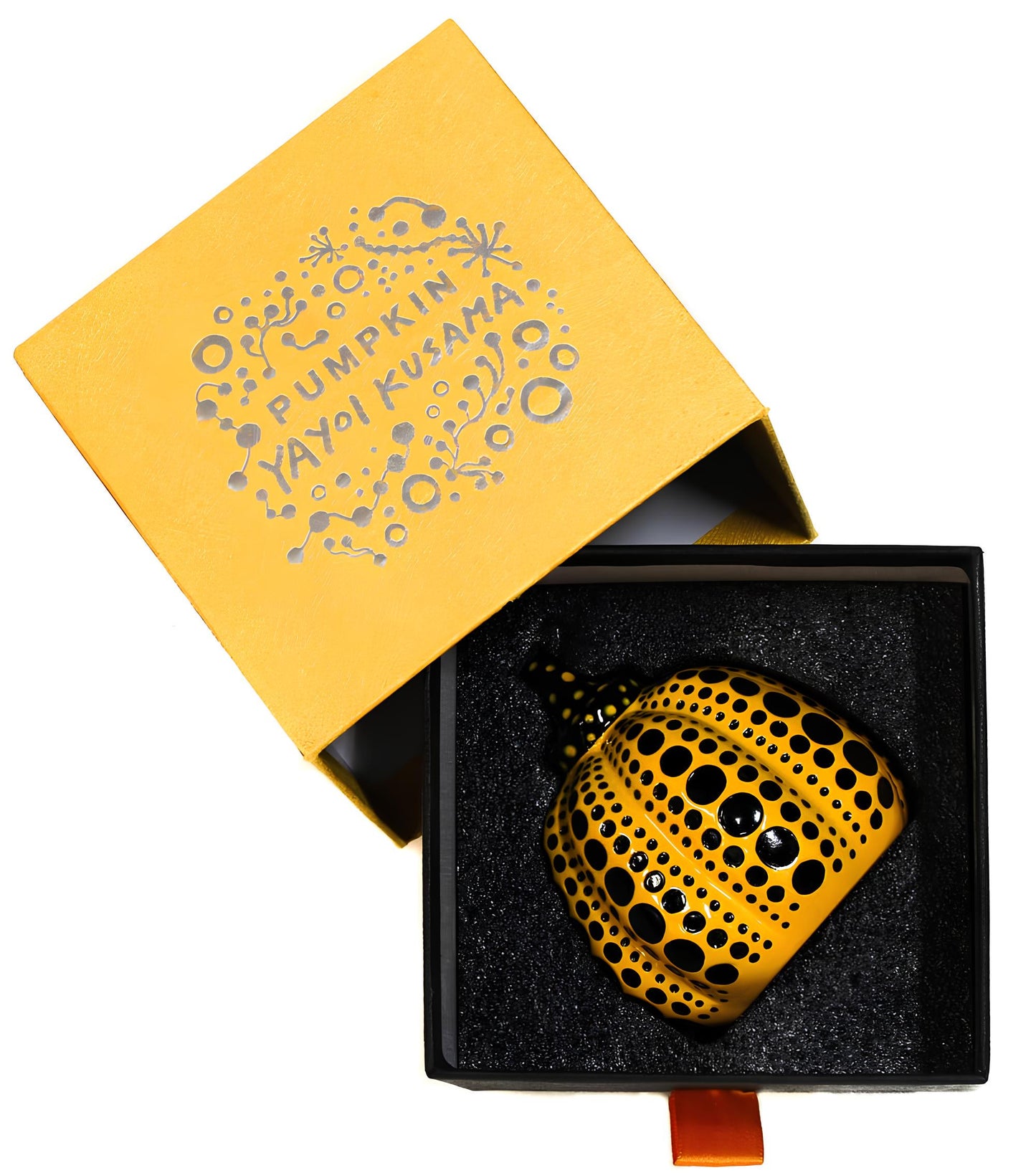 Yayoi Kusama ?? ??, Pumpkins, Yellow/Black, Red/White (Two Sculptures) Cast Resin Sculptures