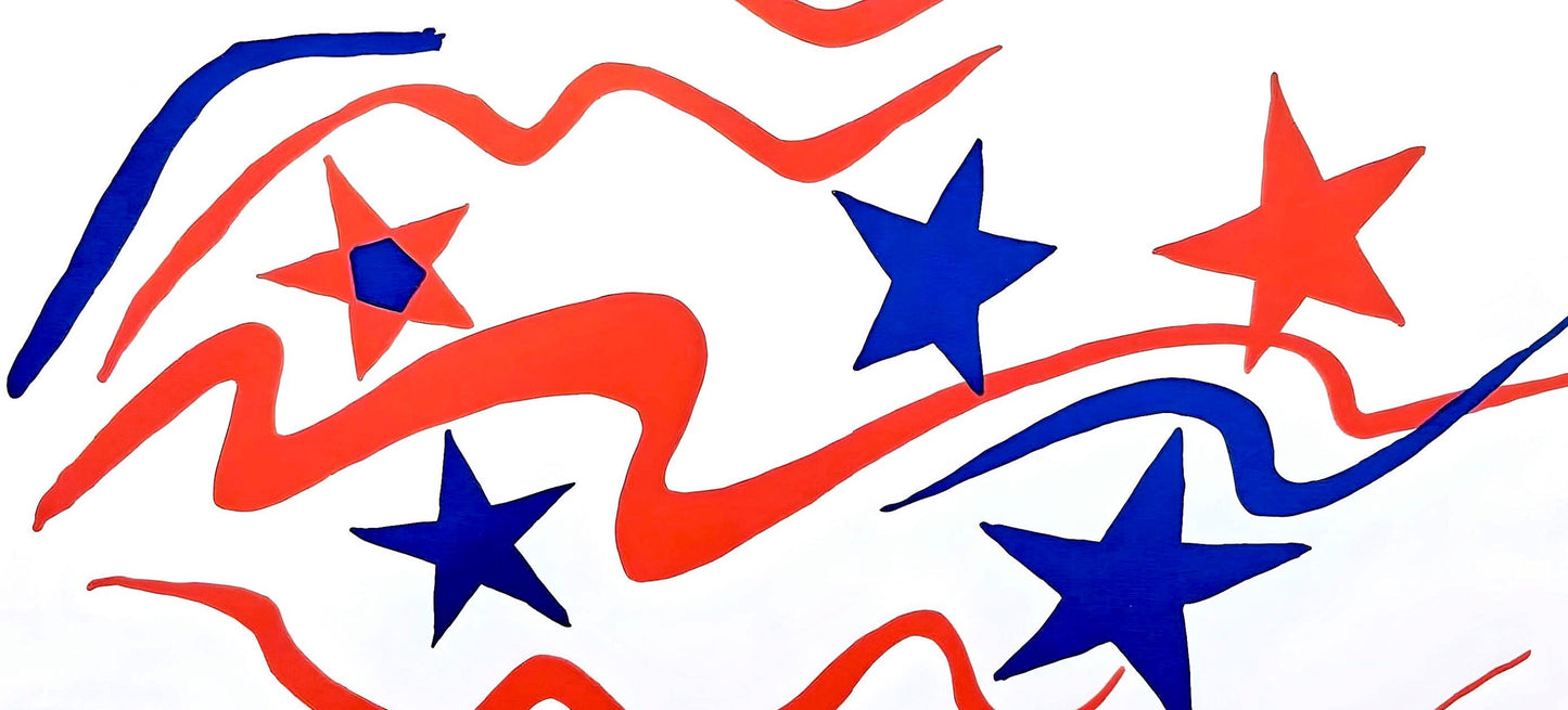 Alexander Calder, Stars And Stripes, Braniff International Airways Flying Colors Collection,
