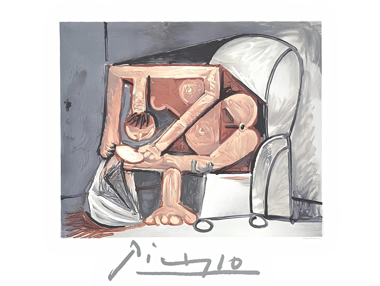 Pablo Picasso, La Femme La Toilette, Marina Picasso Collection, Official Lithograph