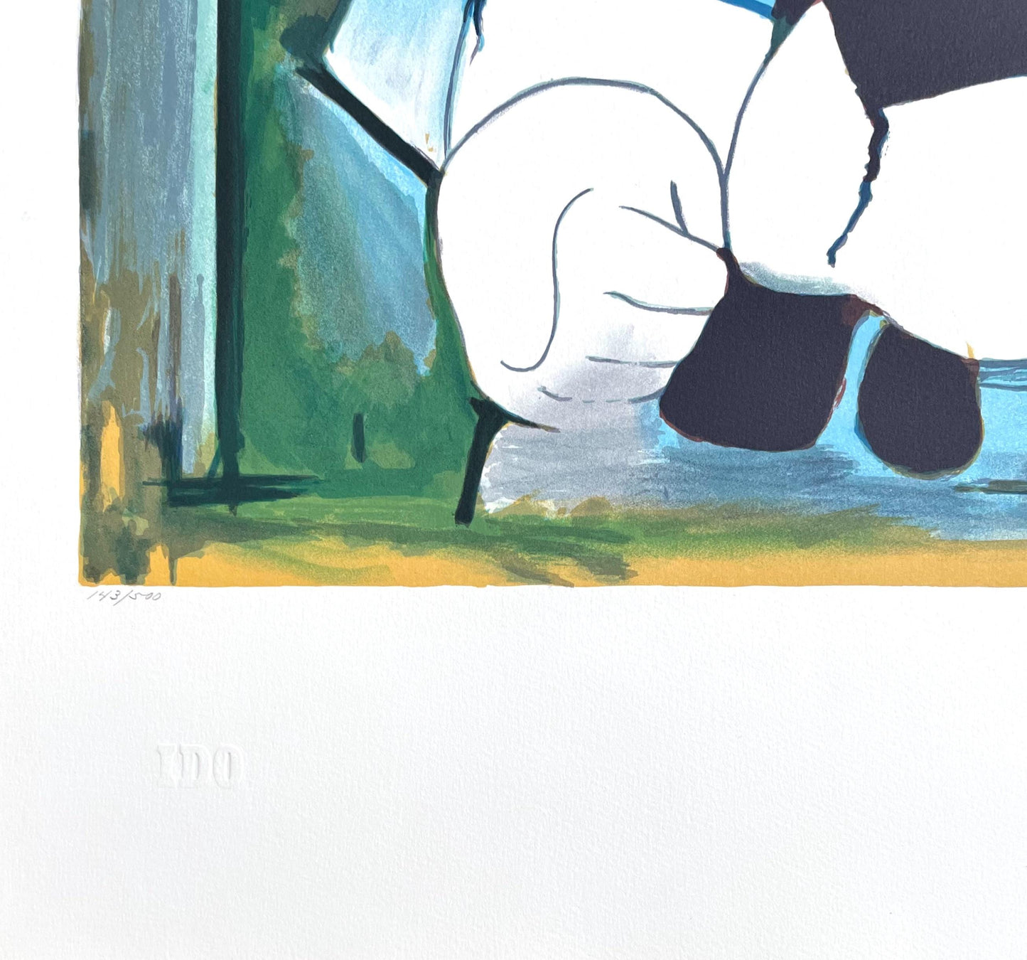 Pablo Picasso, Paloma En Bleu, Marina Picasso Collection, Official Lithograph
