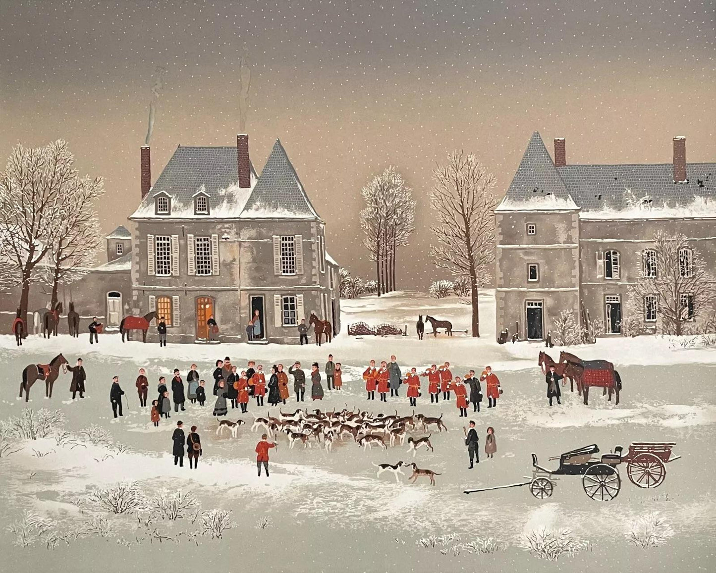 Michel Delacroix, Les Honneurs, Lithograph