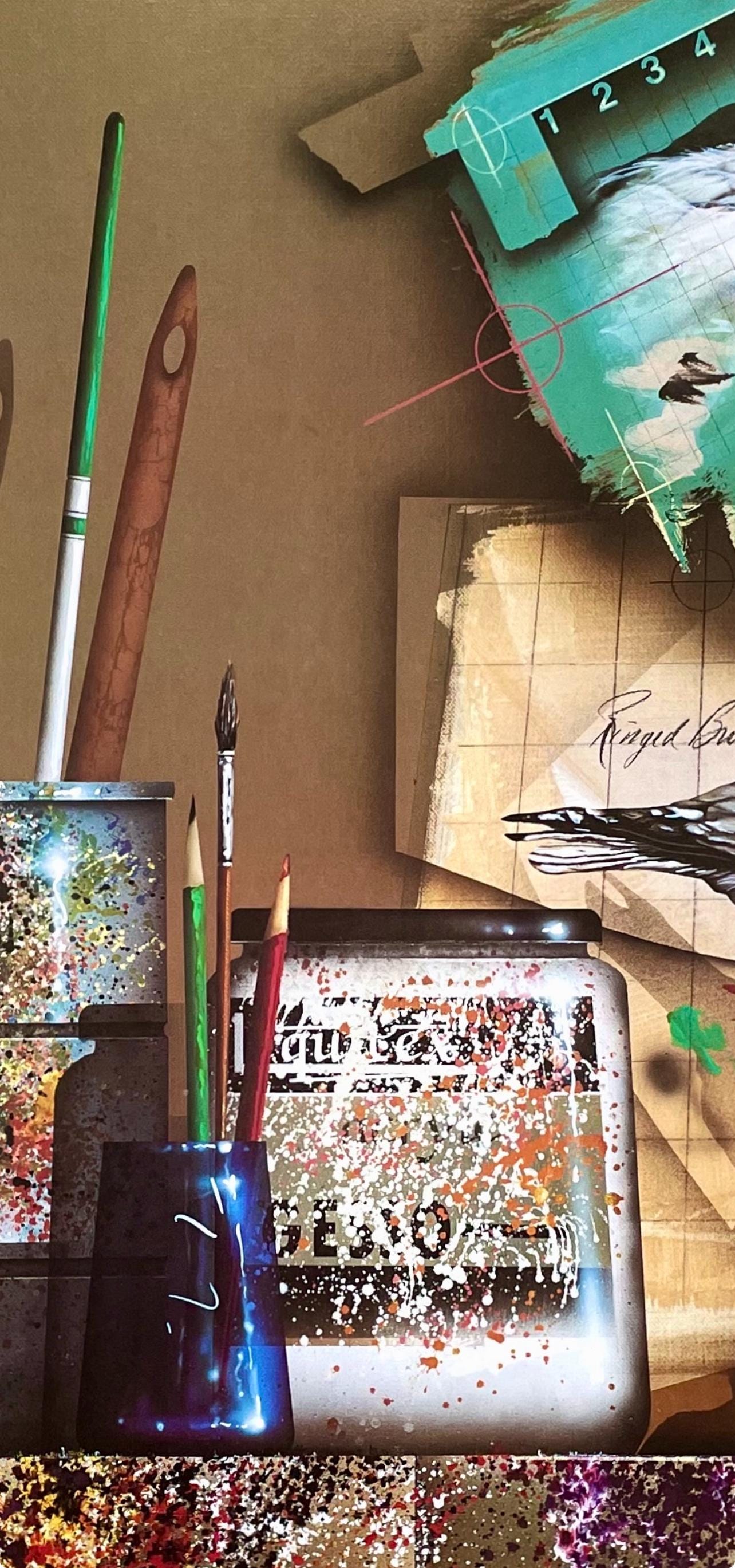 James Carter, Studio Still Life, Original Edition Offset Lithograph