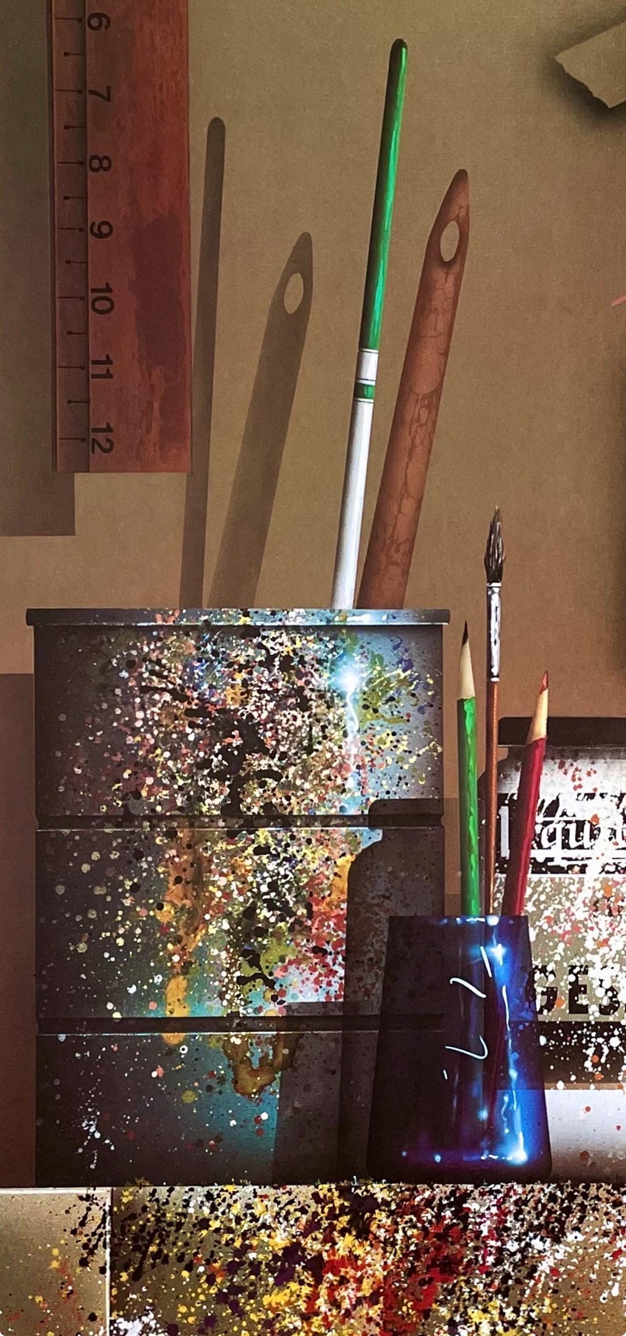 James Carter, Studio Still Life, Original Edition Offset Lithograph