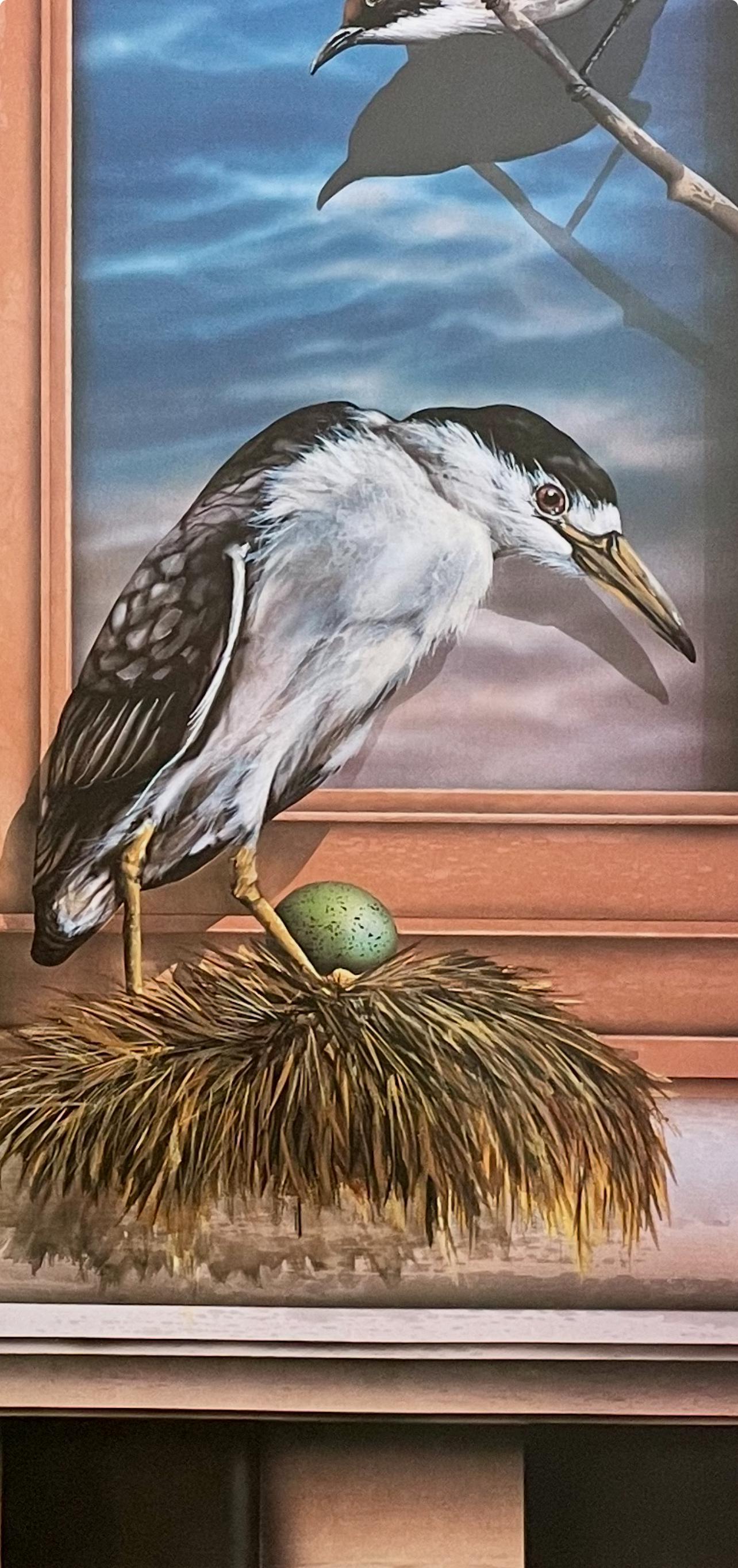 James Carter, Bird House, Original Edition Offset Lithograph