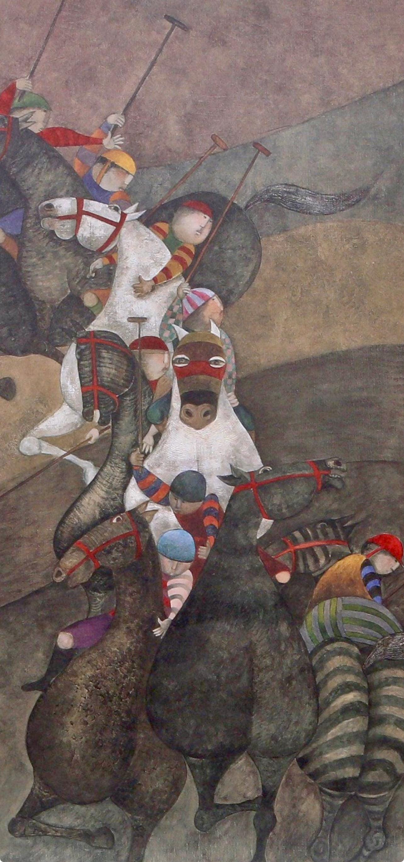 Graciela Rodo Boulanger, Aprs Le Tournoi, Original Edition Offset Lithograph