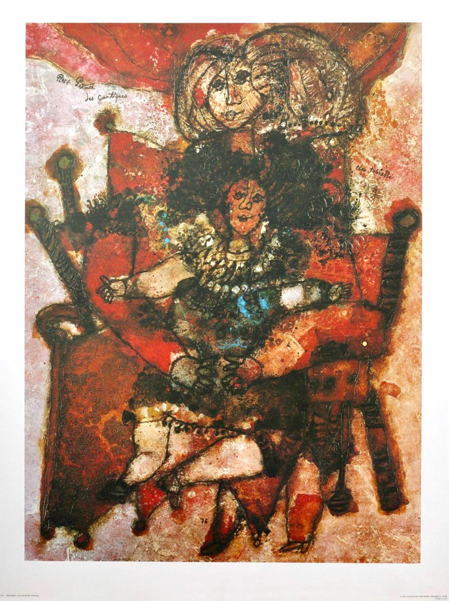 Tho Tobiasse, Maternity, Original Edition Offset Lithograph