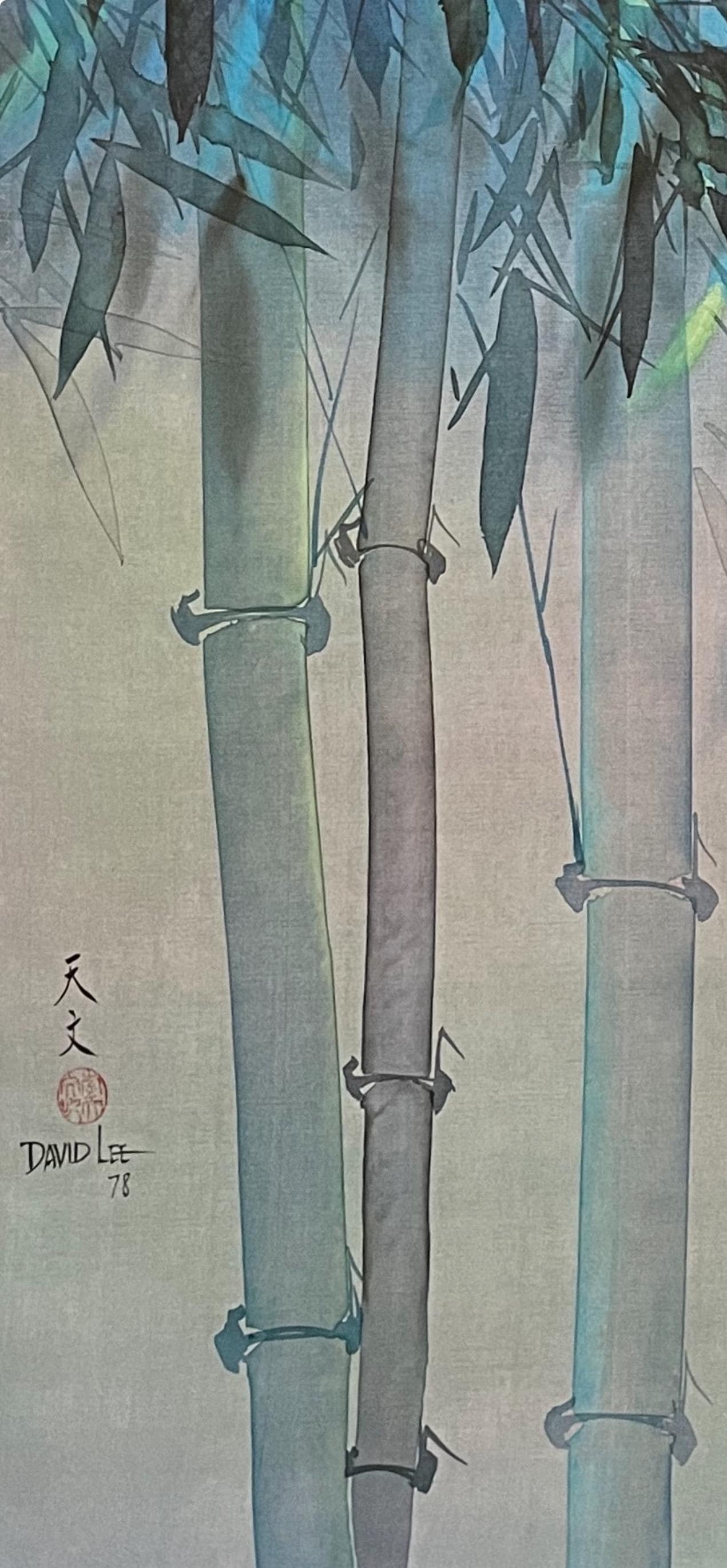 David Lee, Evening Flight, Original Edition Offset Lithograph