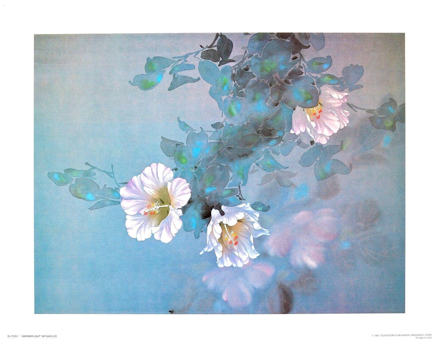 David Lee, Lavender Light, Original Edition Offset Lithograph