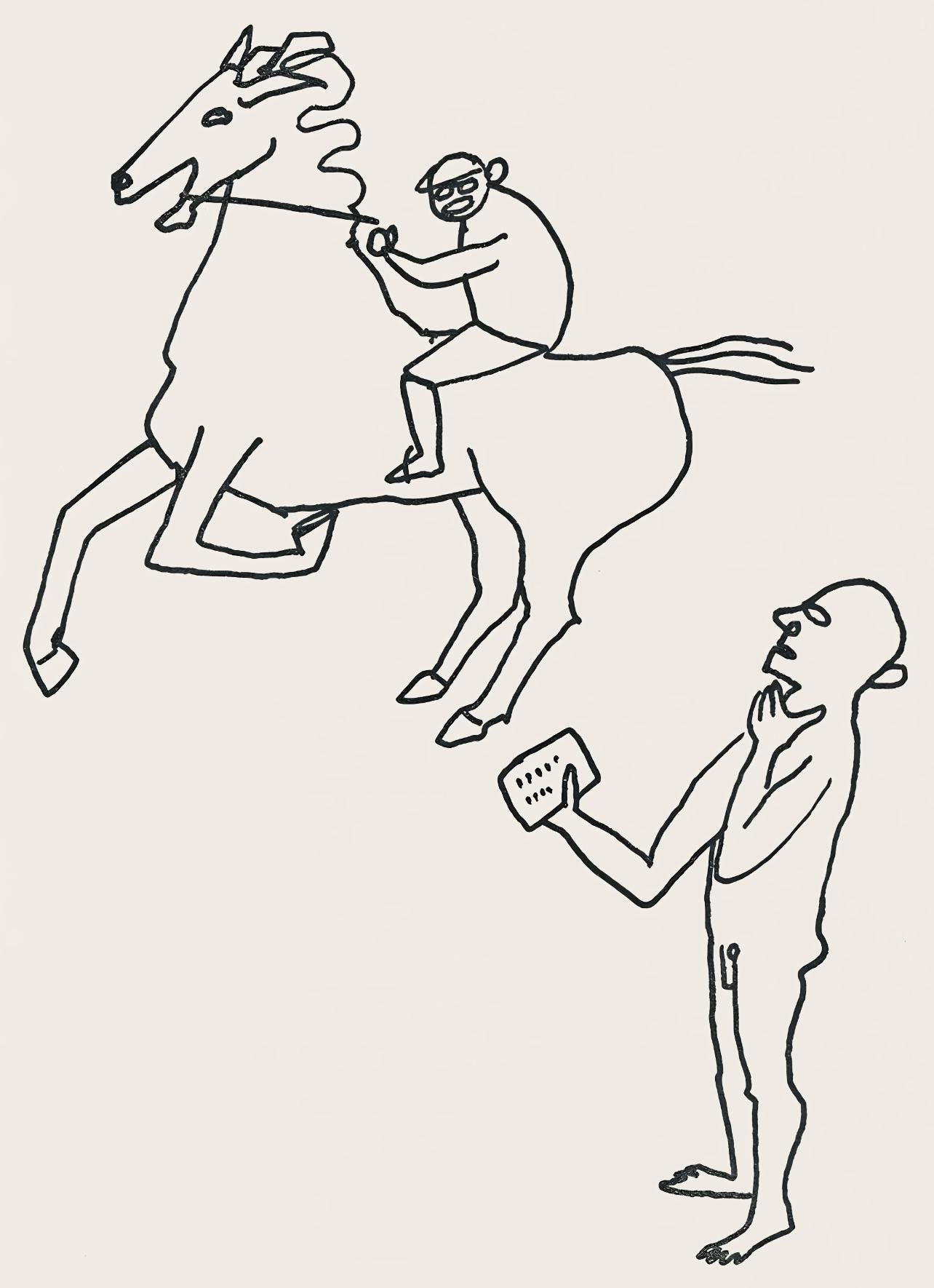 Alexander Calder, Composition, A Bestiary, Letterpress Print