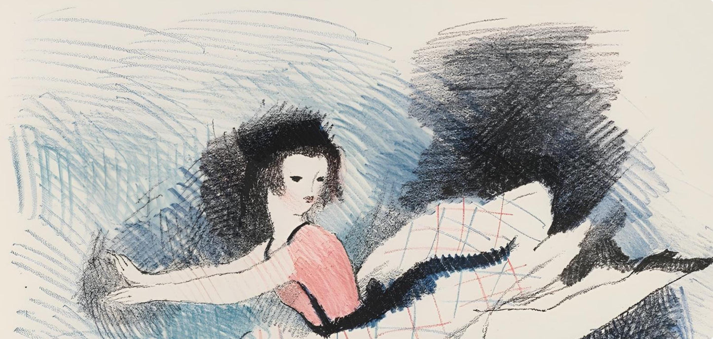 Marie Laurencin, Composition, Alice'S Adventures In Wonderland, Lithograph