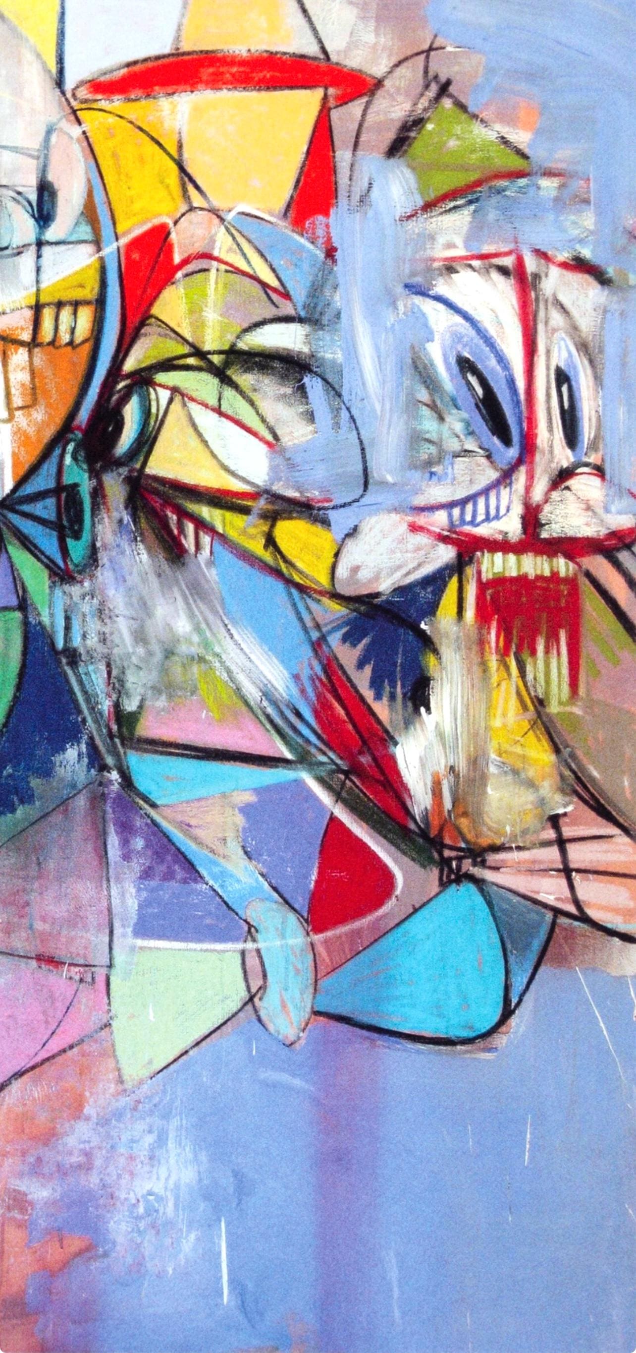 George Condo, Anthropology, Drawing Paintings, Four Color Process Print