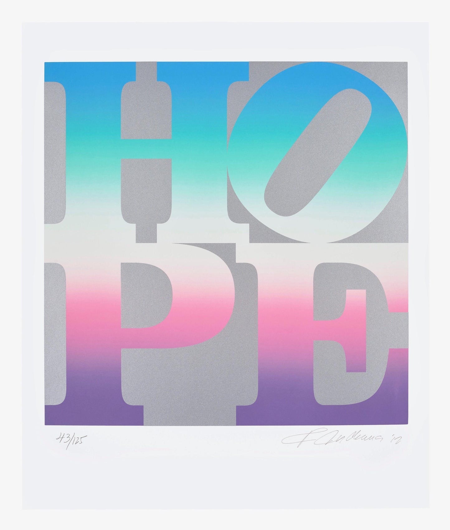 Robert Indiana, Spring, Hope, Four Seasons Of Hope, Silkscreen