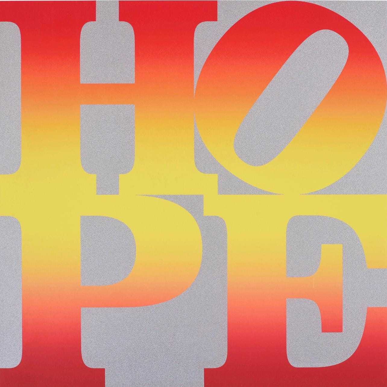 Robert Indiana, Autumn, Hope, Four Seasons Of Hope, Silkscreen