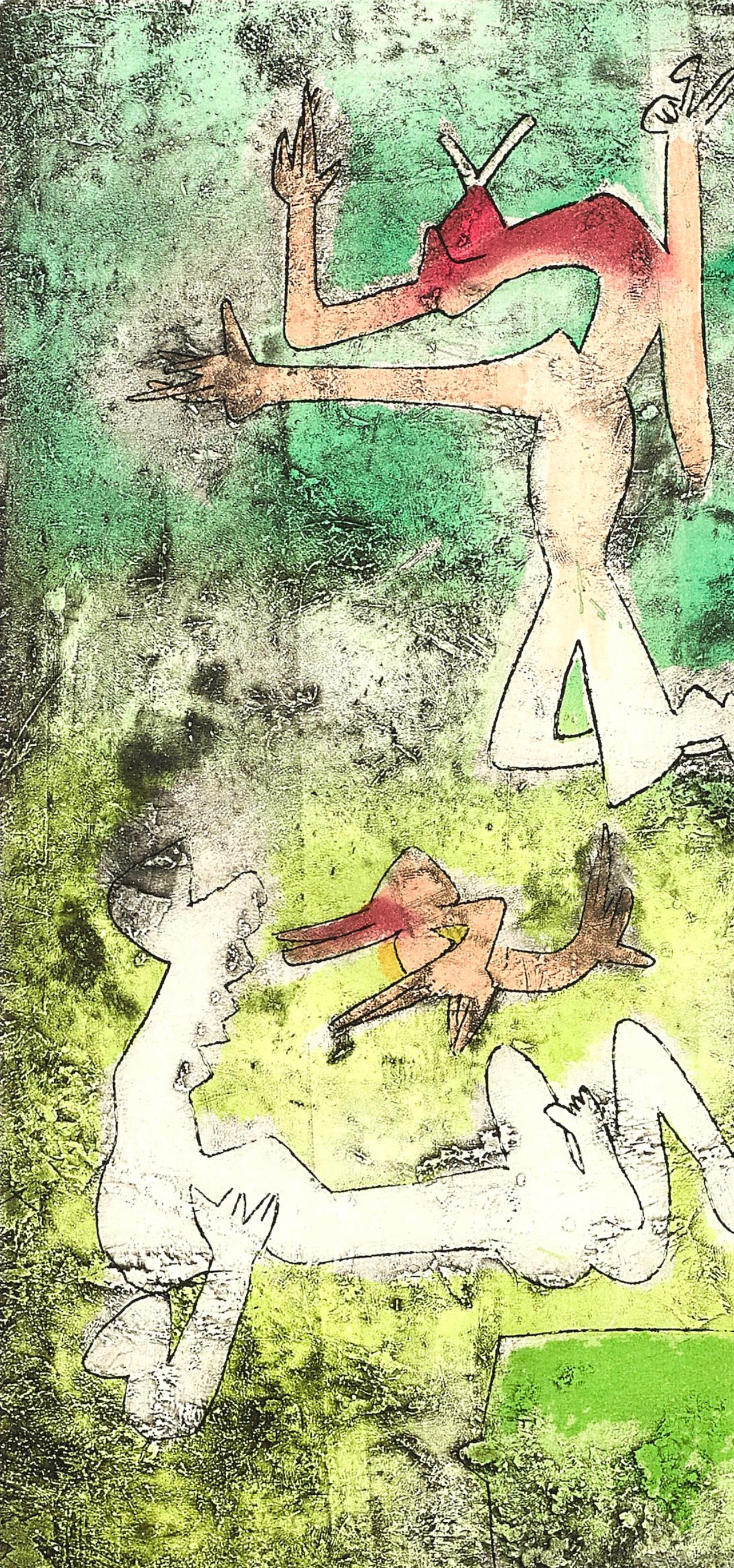 Roberto Matta, Composition (Sabatier 393), Centre Noeuds, Etching