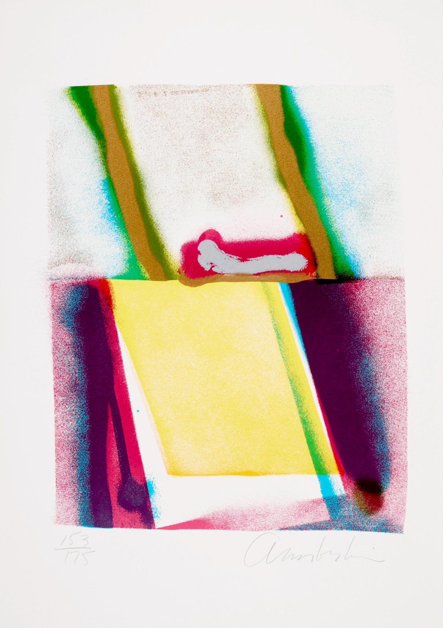 John Chamberlain, Flashback V, Lithograph