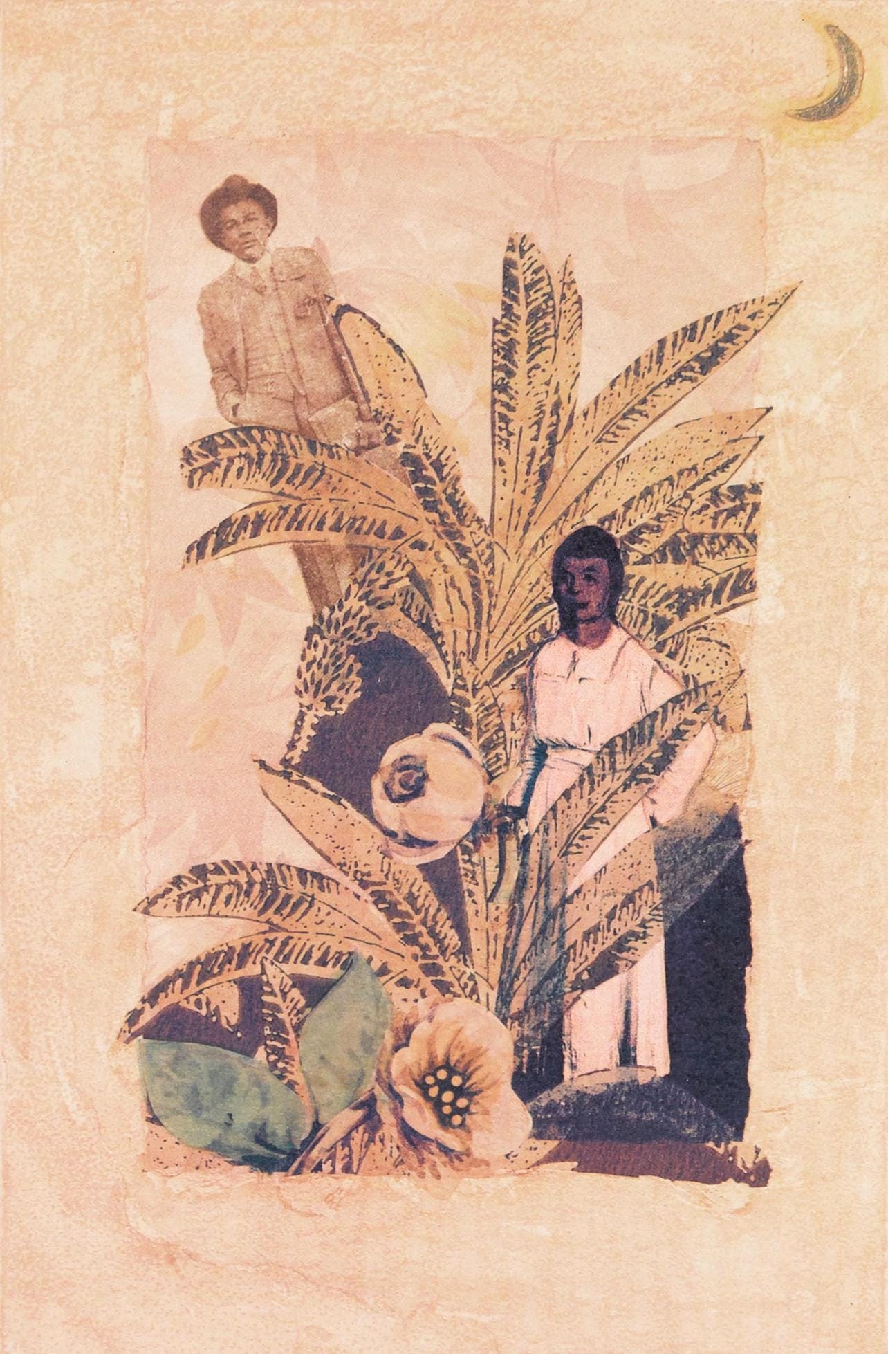Betye Saar, Magnolia Flower, Bookmarks In The Pages Of Life, Silkscreen