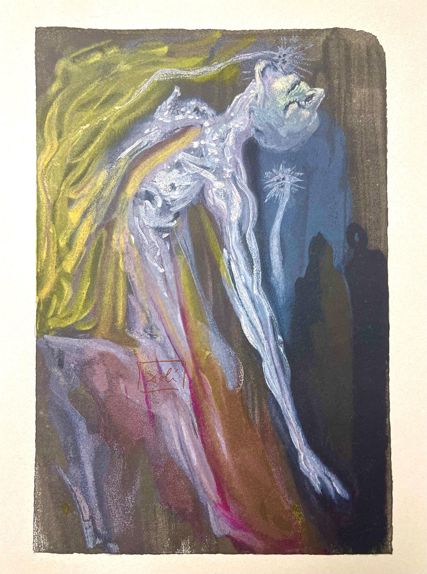 Salvador Dali, Hlle Ix (Field 189-200; Michler/Lpsinger 1039-1138), Die Gttliche Komdie, Signed,