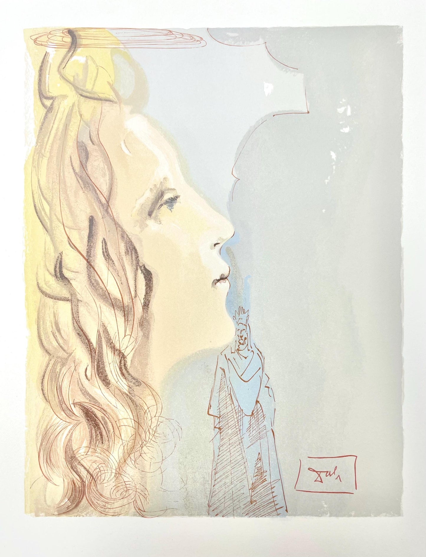 Salvador Dali, Paradies Viii (Field 189-200; Michler/Lpsinger 1039-1138), Die Gttliche Komdie,