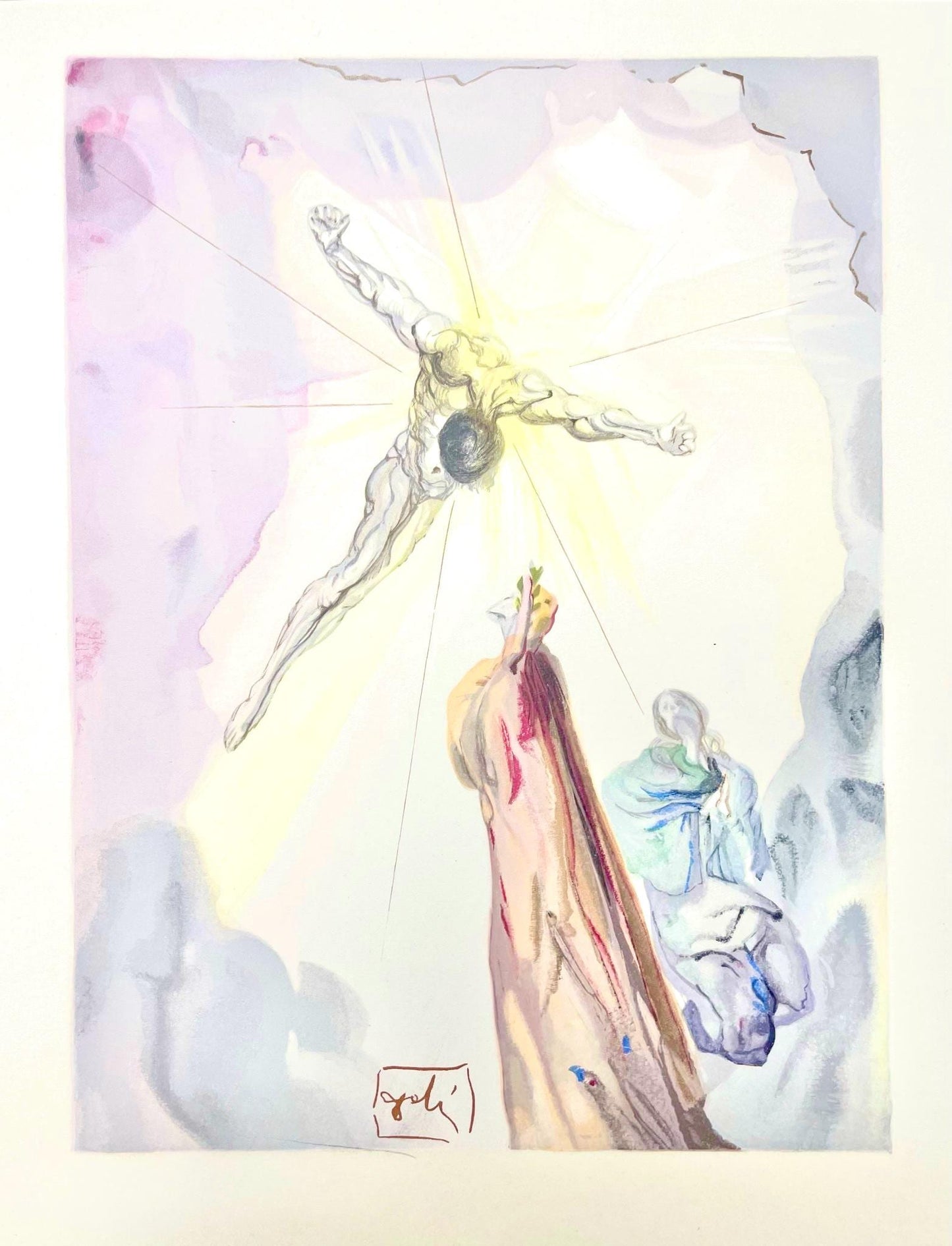Salvador Dali, Paradies Xiv (Field 189-200; Michler/Lpsinger 1039-1138), Die Gttliche Komdie,