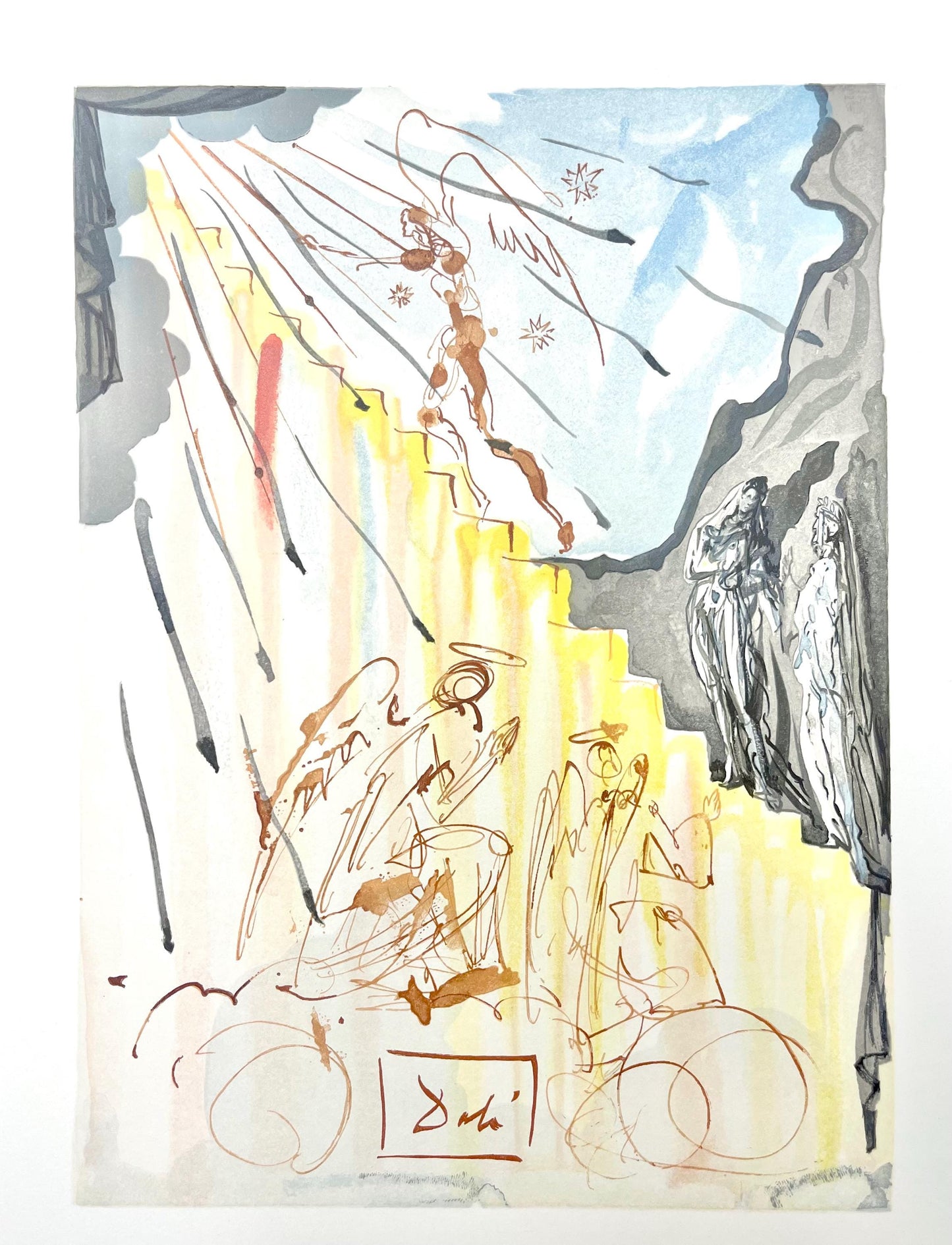 Salvador Dali, Paradies Xxii (Field 189-200; Michler/Lpsinger 1039-1138), Die Gttliche Komdie,