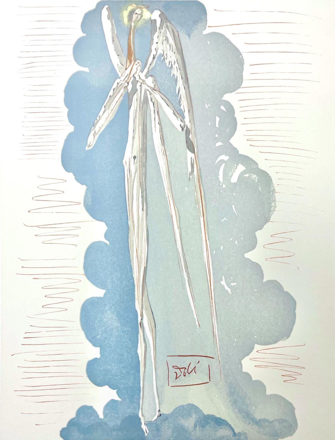 Salvador Dali, Paradies Xxiii (Field 189-200; Michler/Lpsinger 1039-1138), Die Gttliche Komdie,