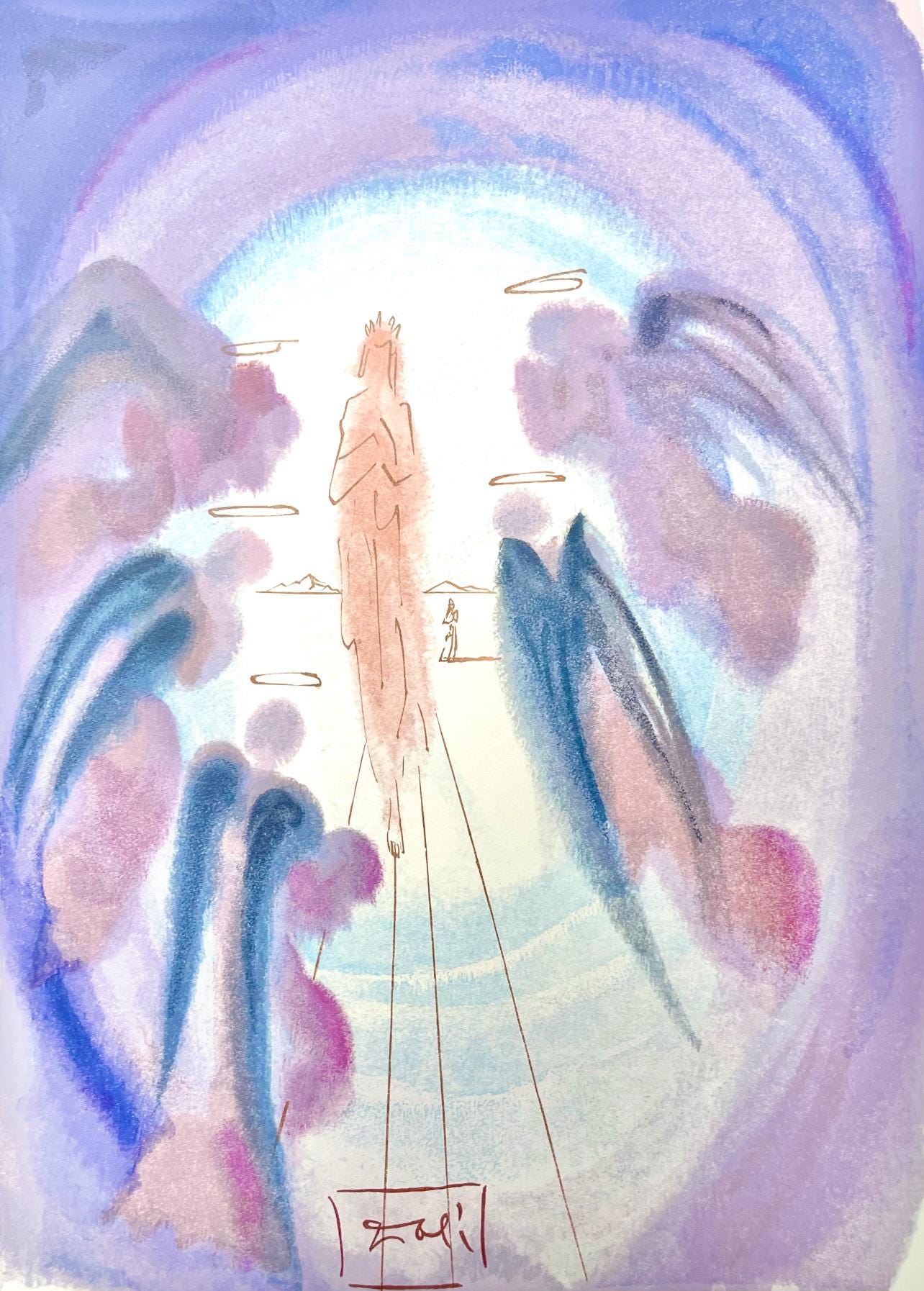 Salvador Dali, Paradies Xxv (Field 189-200; Michler/Lpsinger 1039-1138), Die Gttliche Komdie,