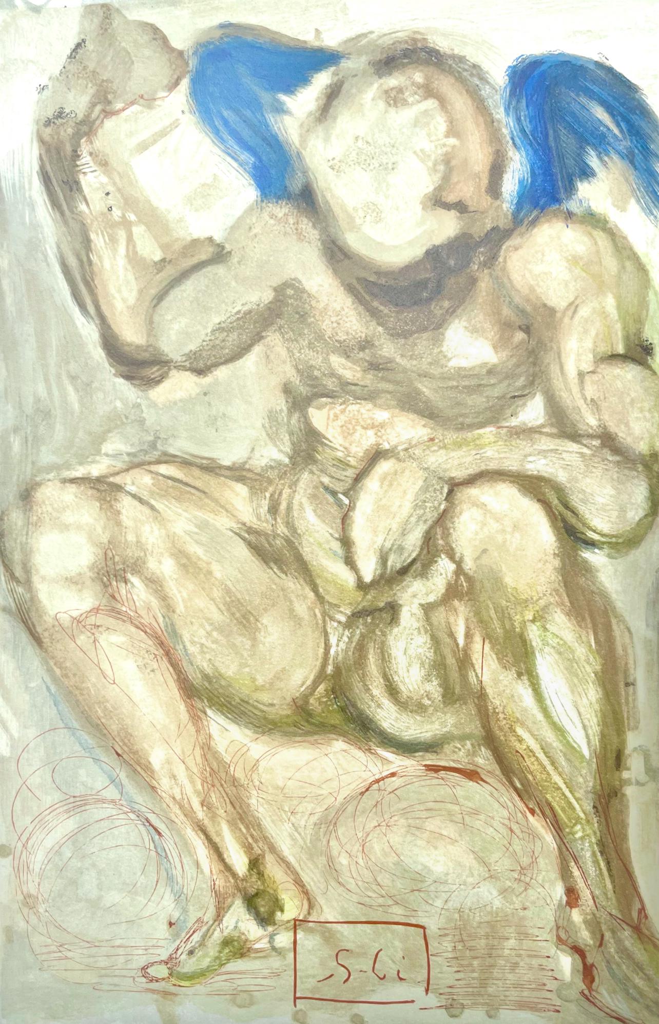 Salvador Dali, Fegefeuer Xv (Field 189-200; Michler/Lpsinger 1039-1138), Die Gttliche Komdie,
