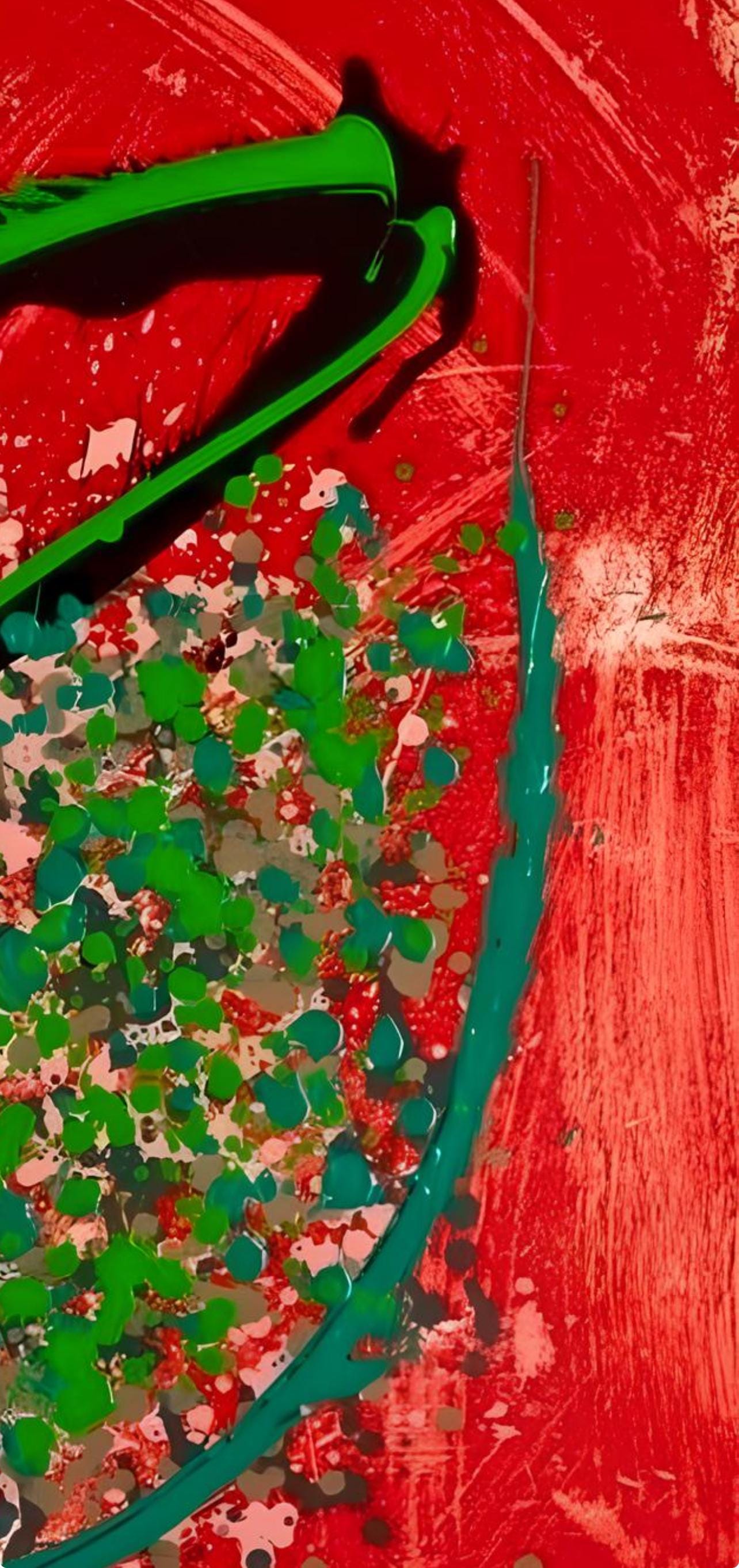 Dale Chihuly, Composition, Baskets Series, Mixed Media Lithograph