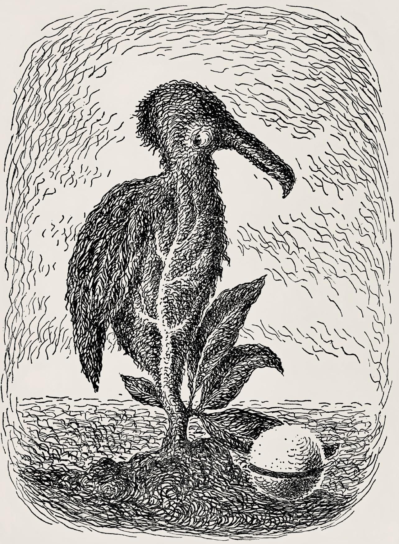 Ren Magritte, Composition, Les Chants De Maldoror, Lithograph
