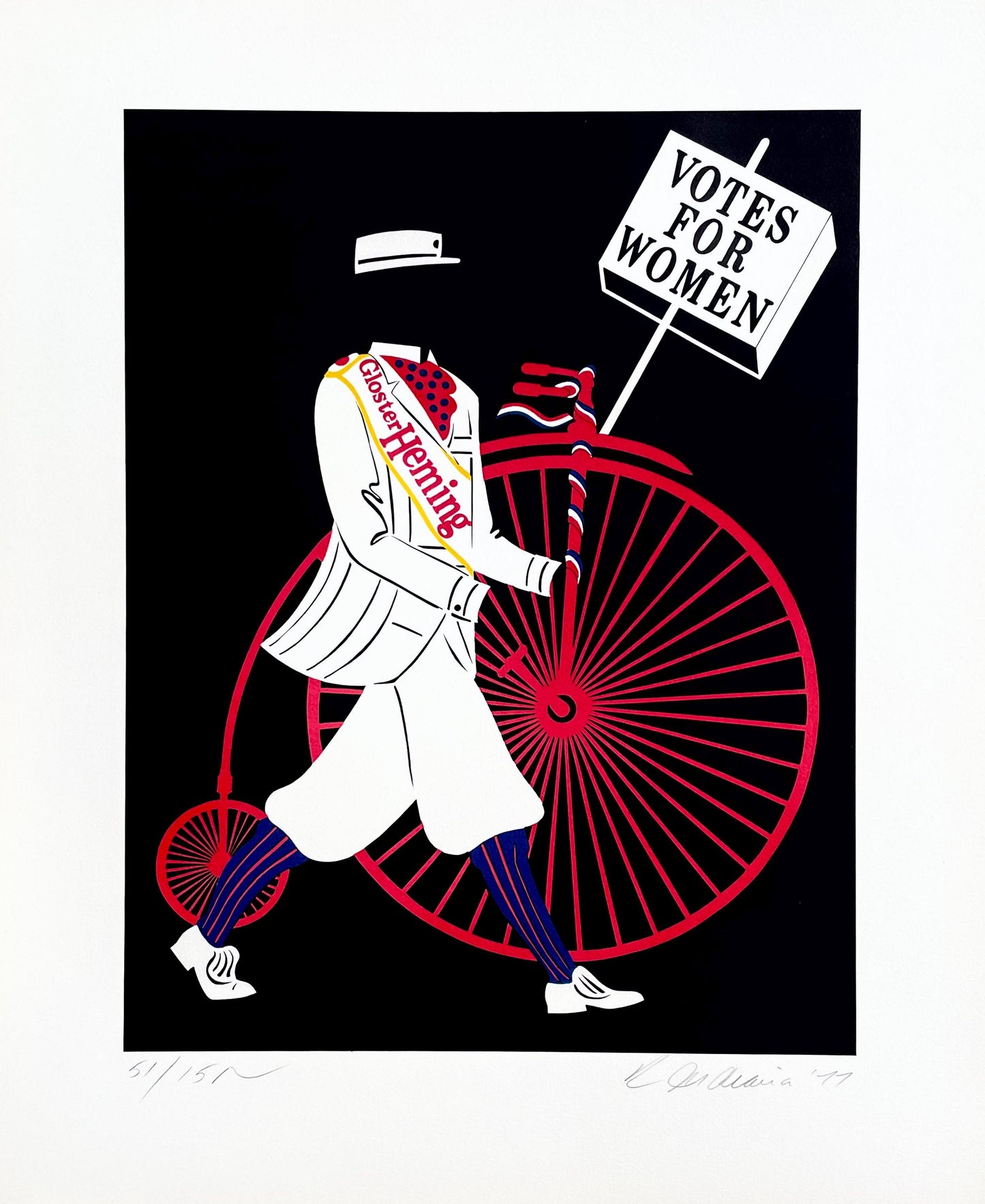 Robert Indiana, Gloster Heming (Sheehan 96-108), Mother Of Us All, Silkscreen