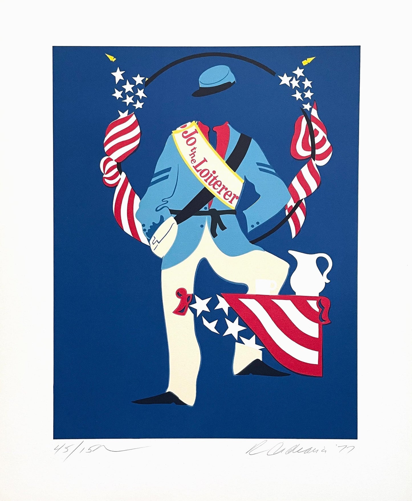 Robert Indiana, Jo The Loiterer (Sheehan 96-108), Mother Of Us All, Silkscreen