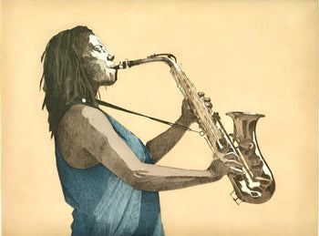 Dean Mitchell, Bathed In Light, Music, Deep Rivers In My Soul, Etching