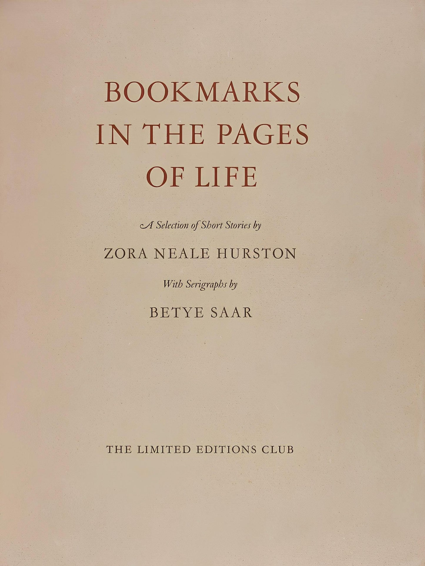 Betye Saar, Magnolia Flower, Bookmarks In The Pages Of Life, Silkscreen