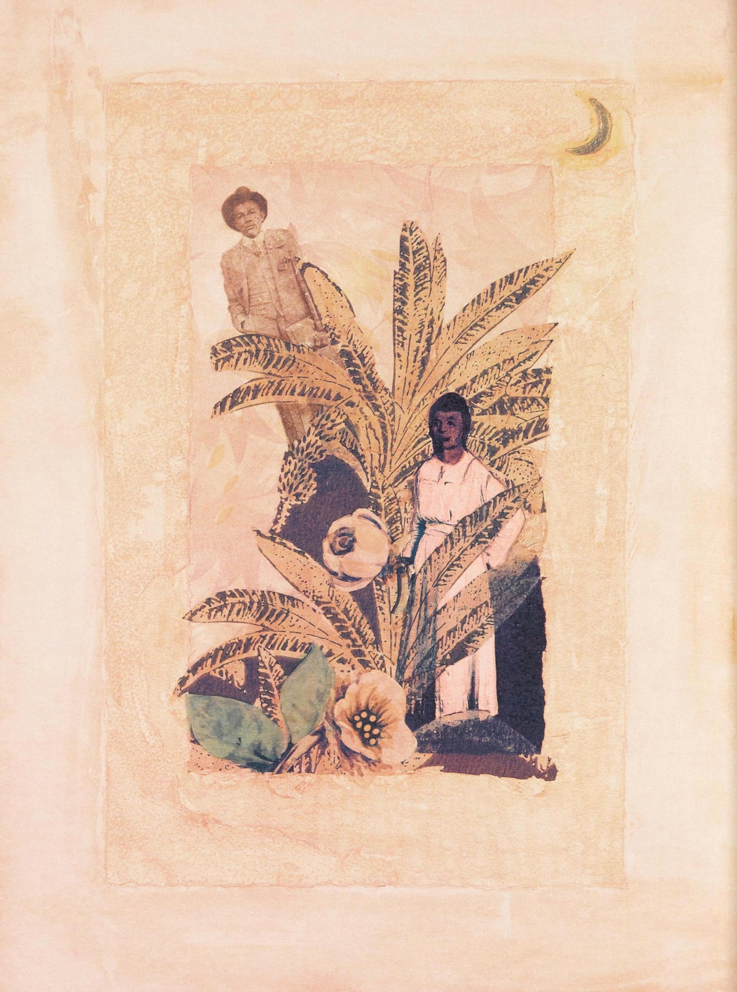 Betye Saar, Magnolia Flower, Bookmarks In The Pages Of Life, Silkscreen
