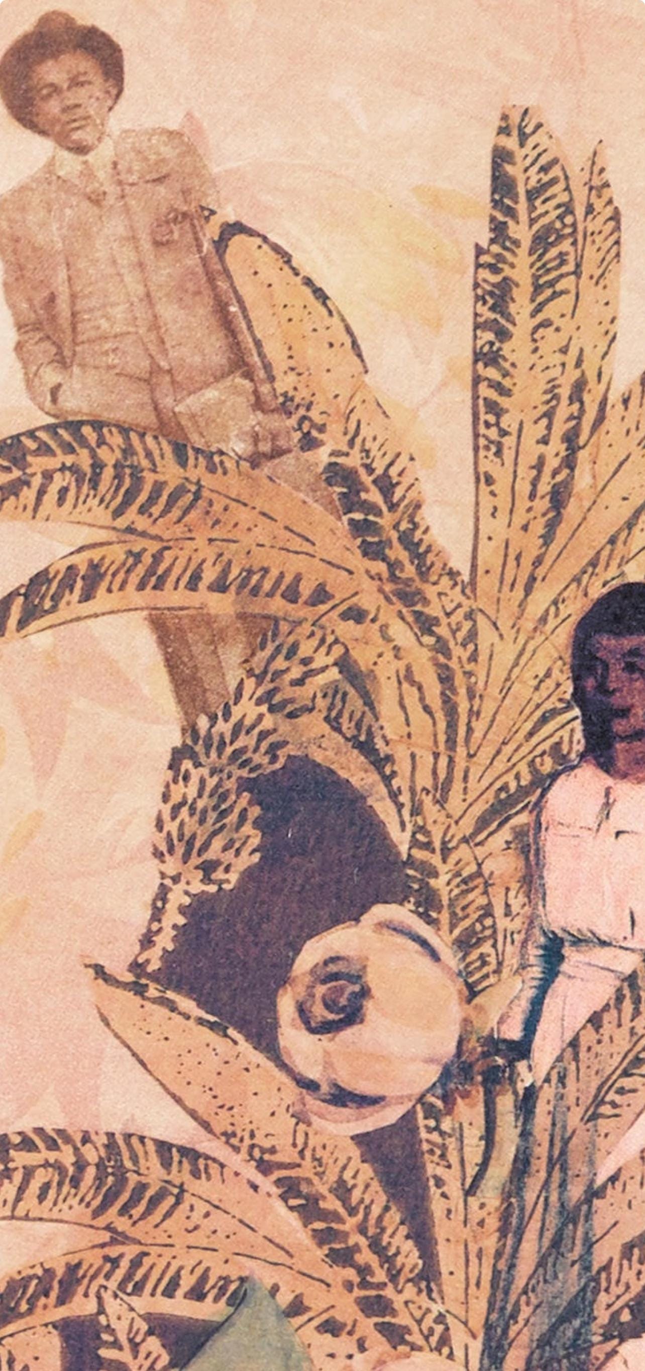 Betye Saar, Magnolia Flower, Bookmarks In The Pages Of Life, Silkscreen