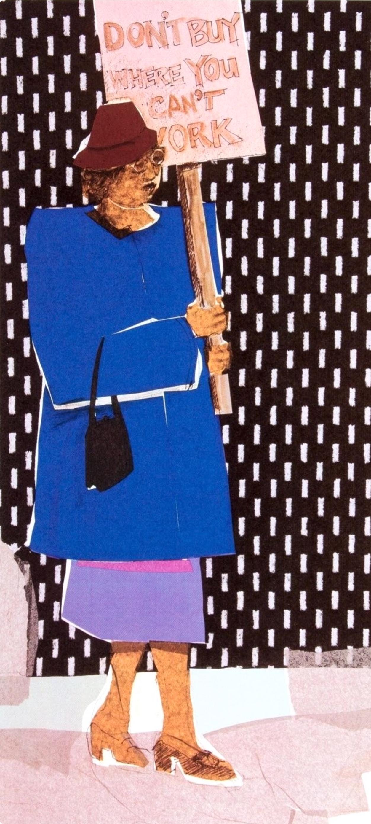 Phoebe Beasley, Mother To Son, Sunrise Is Coming After While, Silkscreen