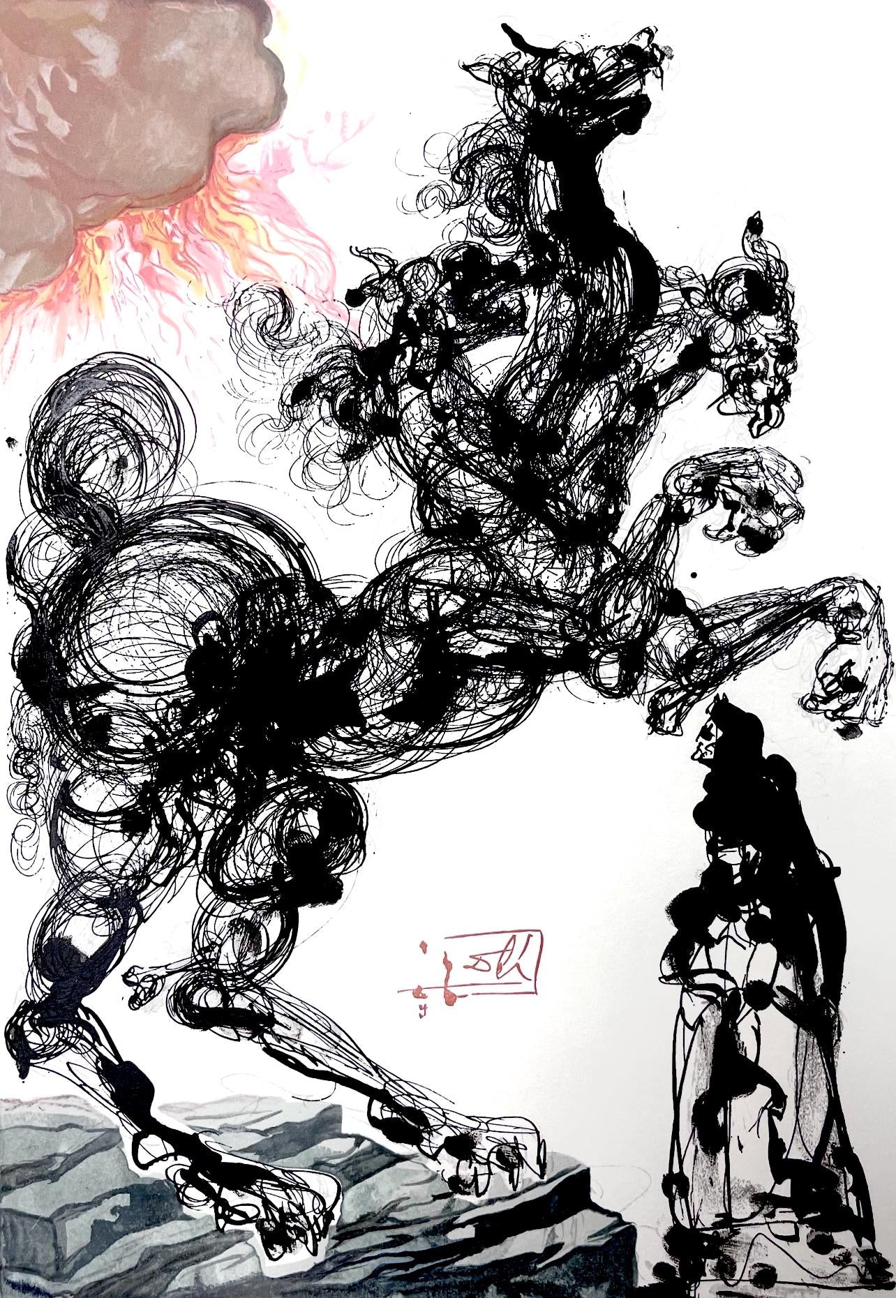 Salvador Dali, Hlle Vi (Field 189-200; Michler/Lpsinger 1039-1138), Die Gttliche Komdie, Signed,